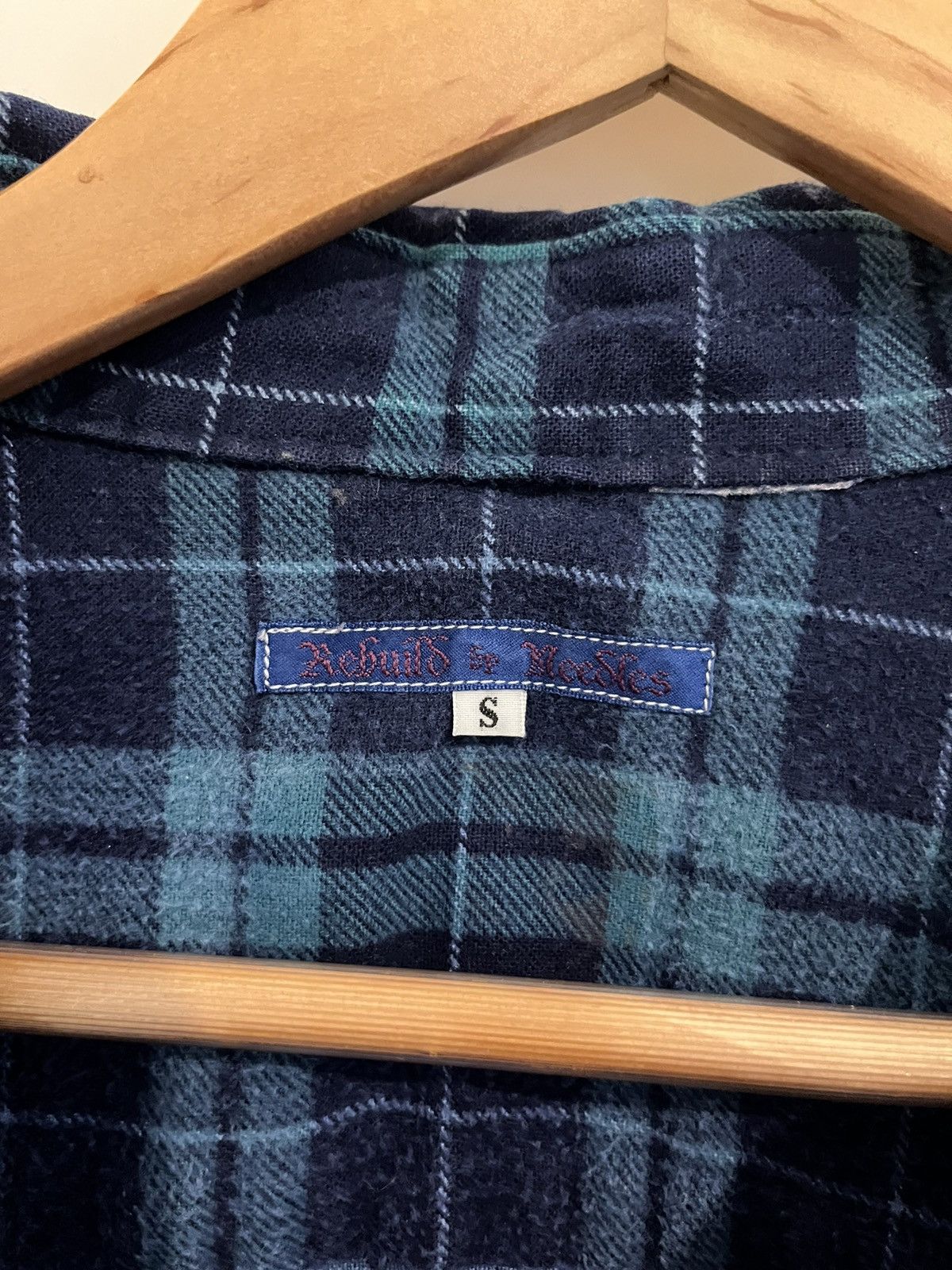 Needles Rebuild by needles Flannel Vest Size US S / EU 44-46 / 1 - 6 Thumbnail
