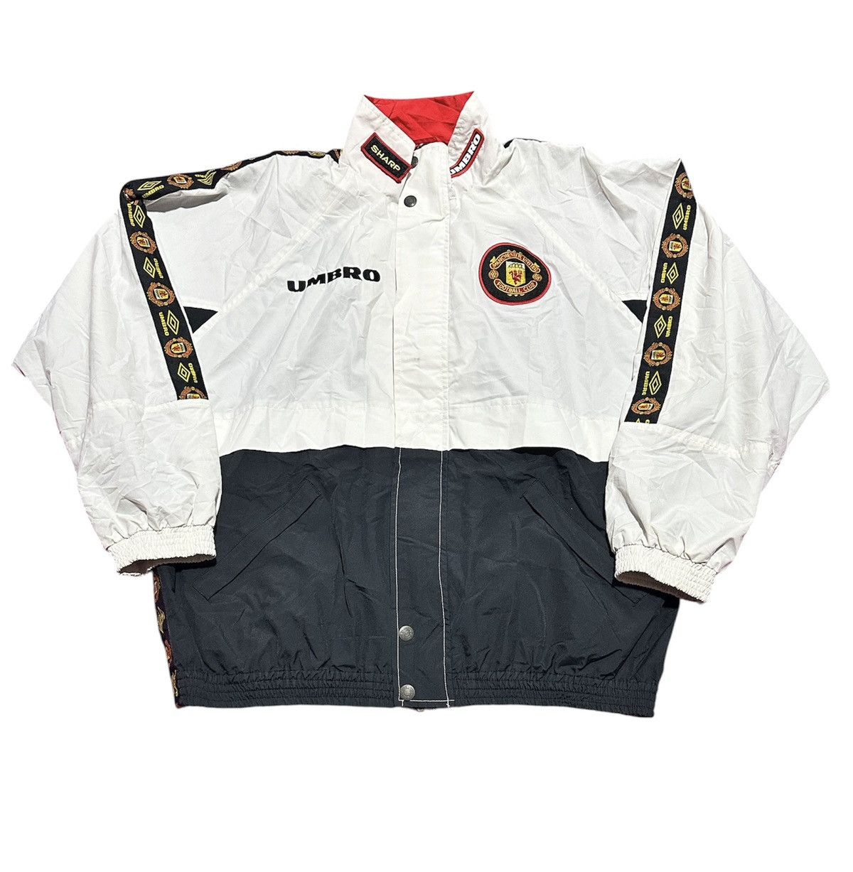 Umbro Vtg 96-97 manchester united traning jacket Size US L / EU 52-54 / 3 - 1 Thumbnail