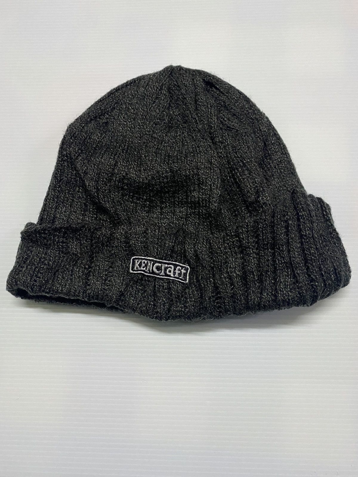 Japanese Brand Ken Craft Embroidery Beanie Hat Size ONE SIZE - 1 Thumbnail