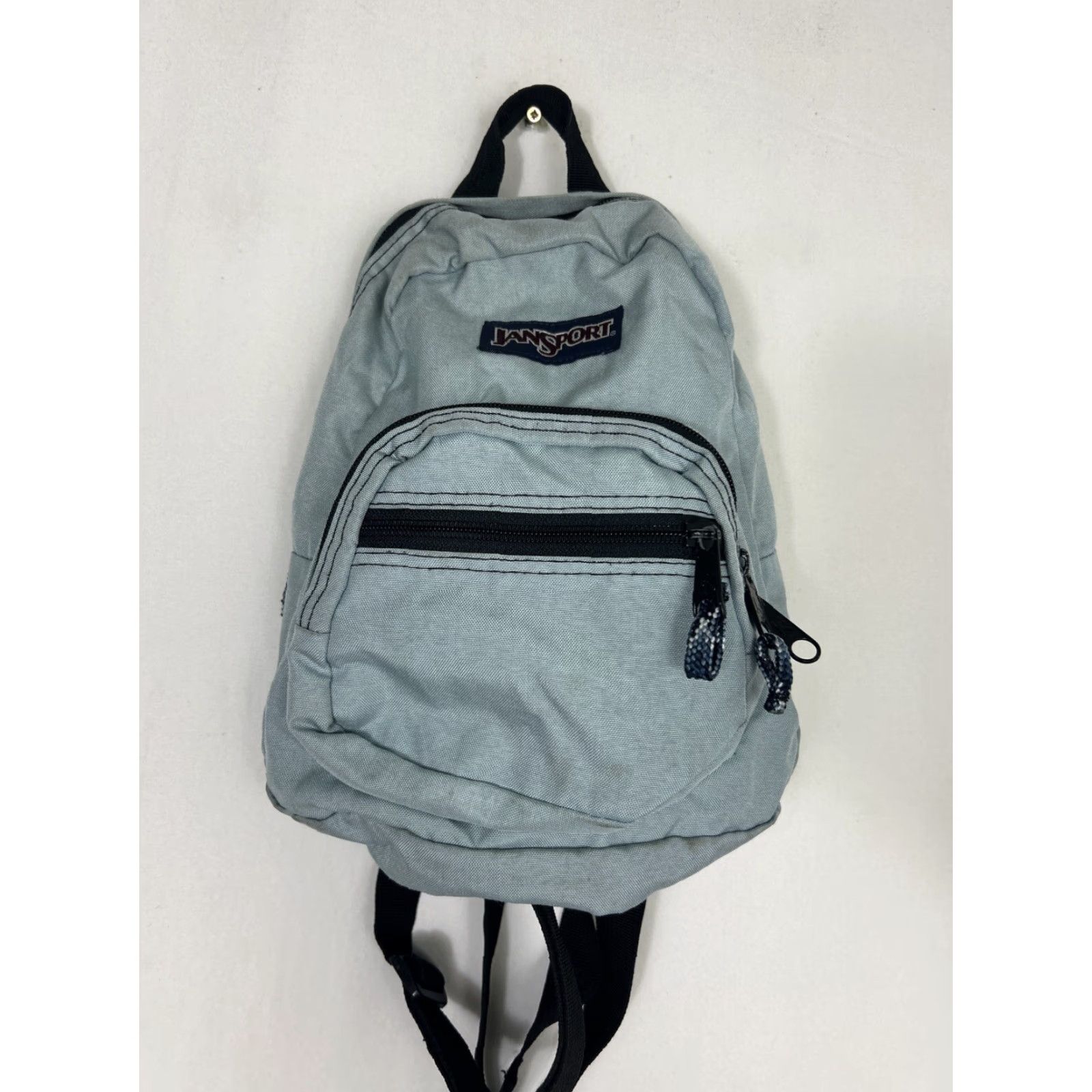 Jansport VINTAGE Jansport Light Blue Half Pint Mini Backpack Made In USA 11x9x3.5 Size ONE SIZE - 2 Thumbnail