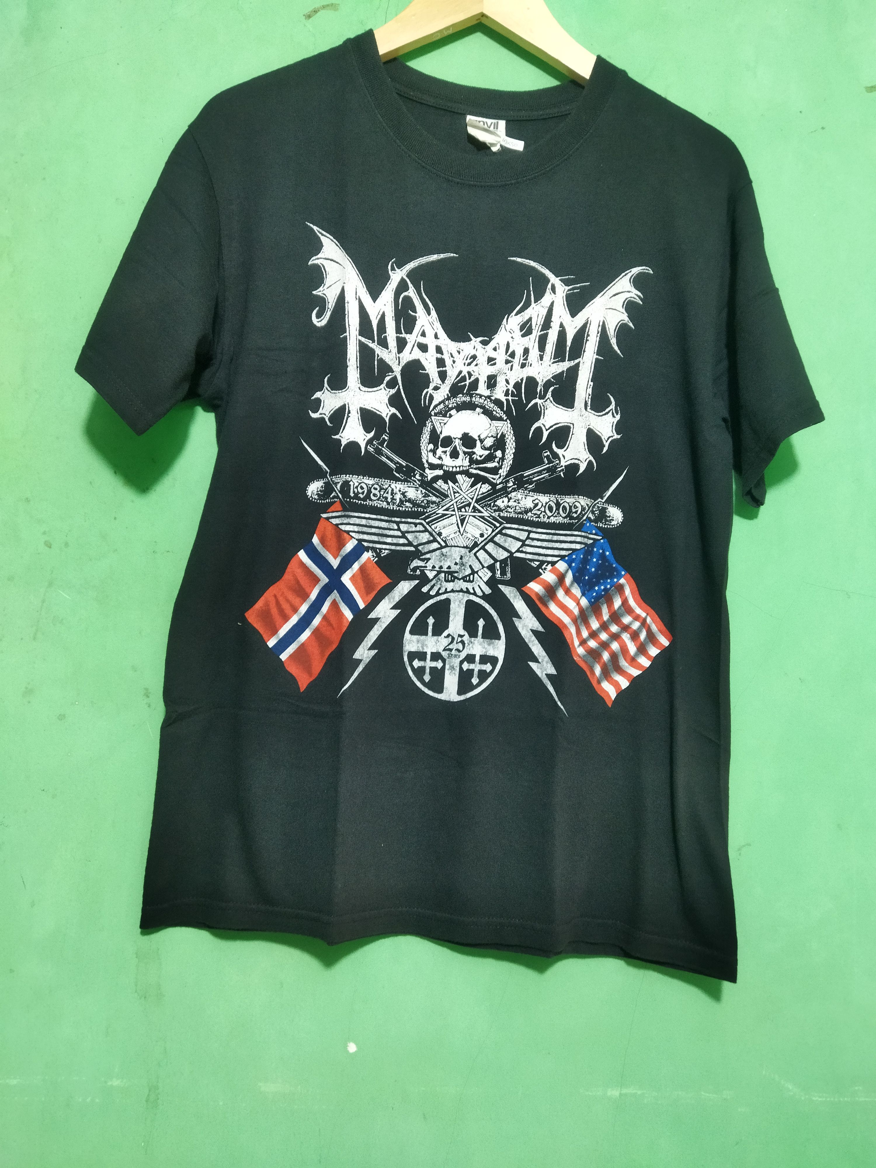 Band Tees MAYHEM North America tour 2009 Size US M / EU 48-50 / 2 - 1 Thumbnail