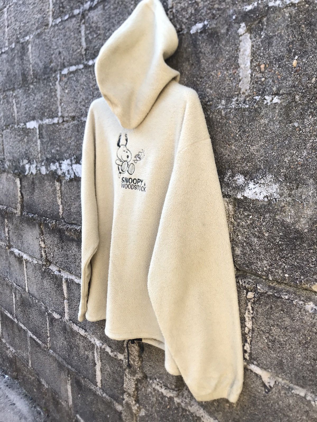 Japanese Brand ⚡️Vintage Peanuts Snoopy Hooded Fleece Zipper Sweater Size US M / EU 48-50 / 2 - 14 Thumbnail
