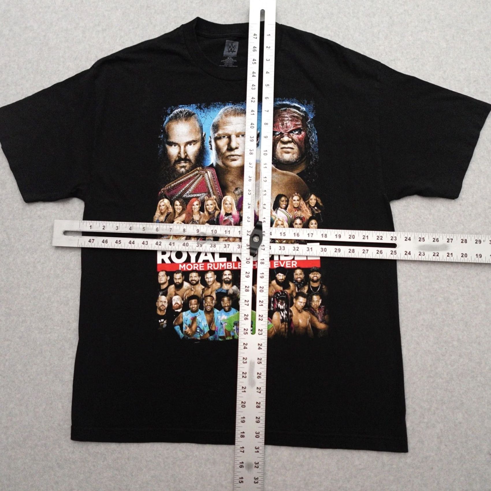 Vintage WWE Royal Rumble 2018 Mens XL in Black I Was There WRESTLING Tshirt 23x30 T-Shirt Mens XL Black I Was There WWE Royal Rumble 2018 Size US XL / EU 56 / 4 - 2 Thumbnail