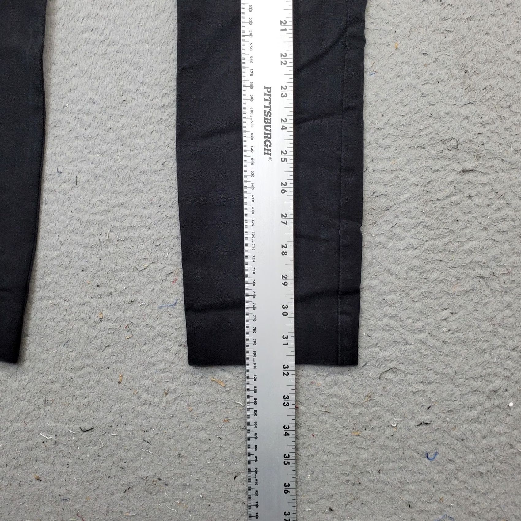 Anthropologie Anthropologie Chino Pants Women 2 Black Essential Slim Straight Leg 2 Button Fly Womens Size 2 Black Slim Straight Pant Size 26" / US 2 / IT 38 - 3 Thumbnail