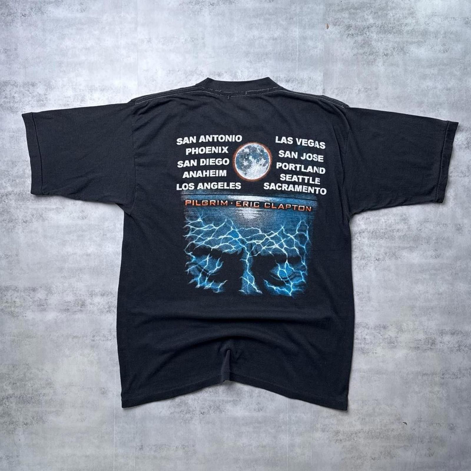 Other Y2K Eric Clapton Pilgrim Tour Thunder tour t shirt Size US XL / EU 56 / 4 - 2 Thumbnail