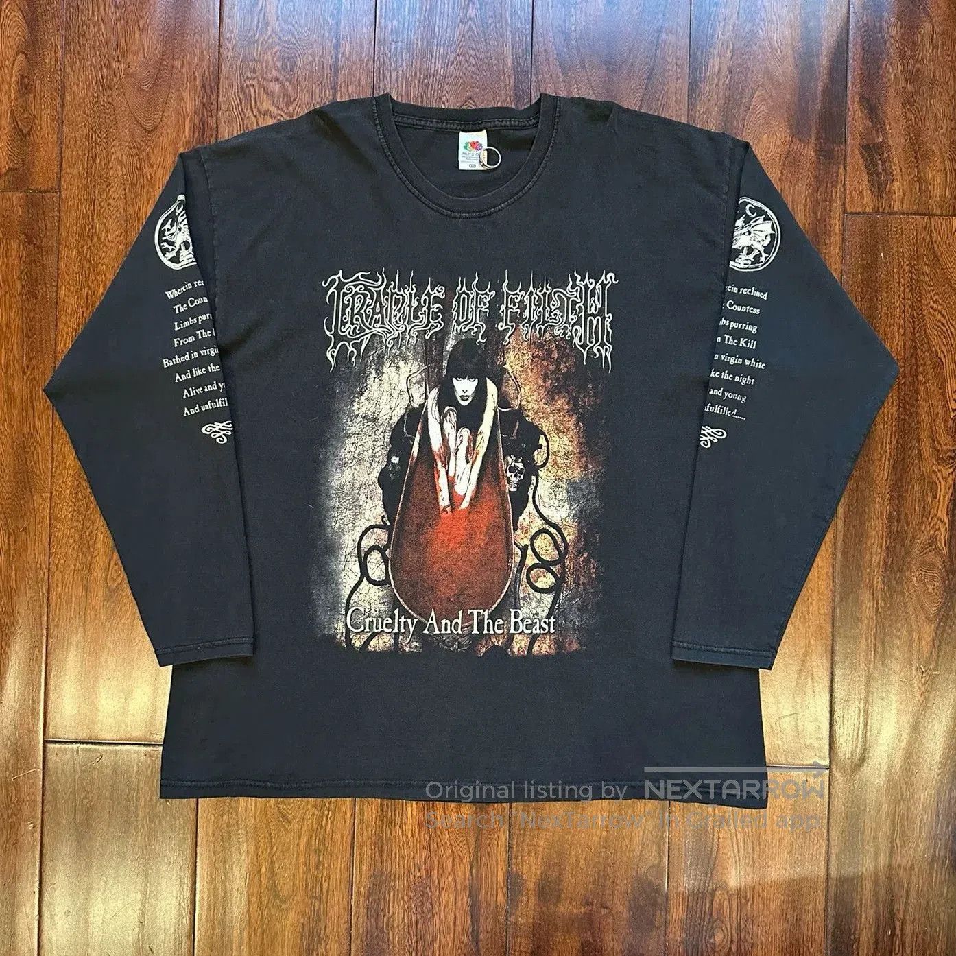 Vintage Vintage Cradle of Filth 00s Tee. Size US M / EU 48-50 / 2 - 1 Thumbnail