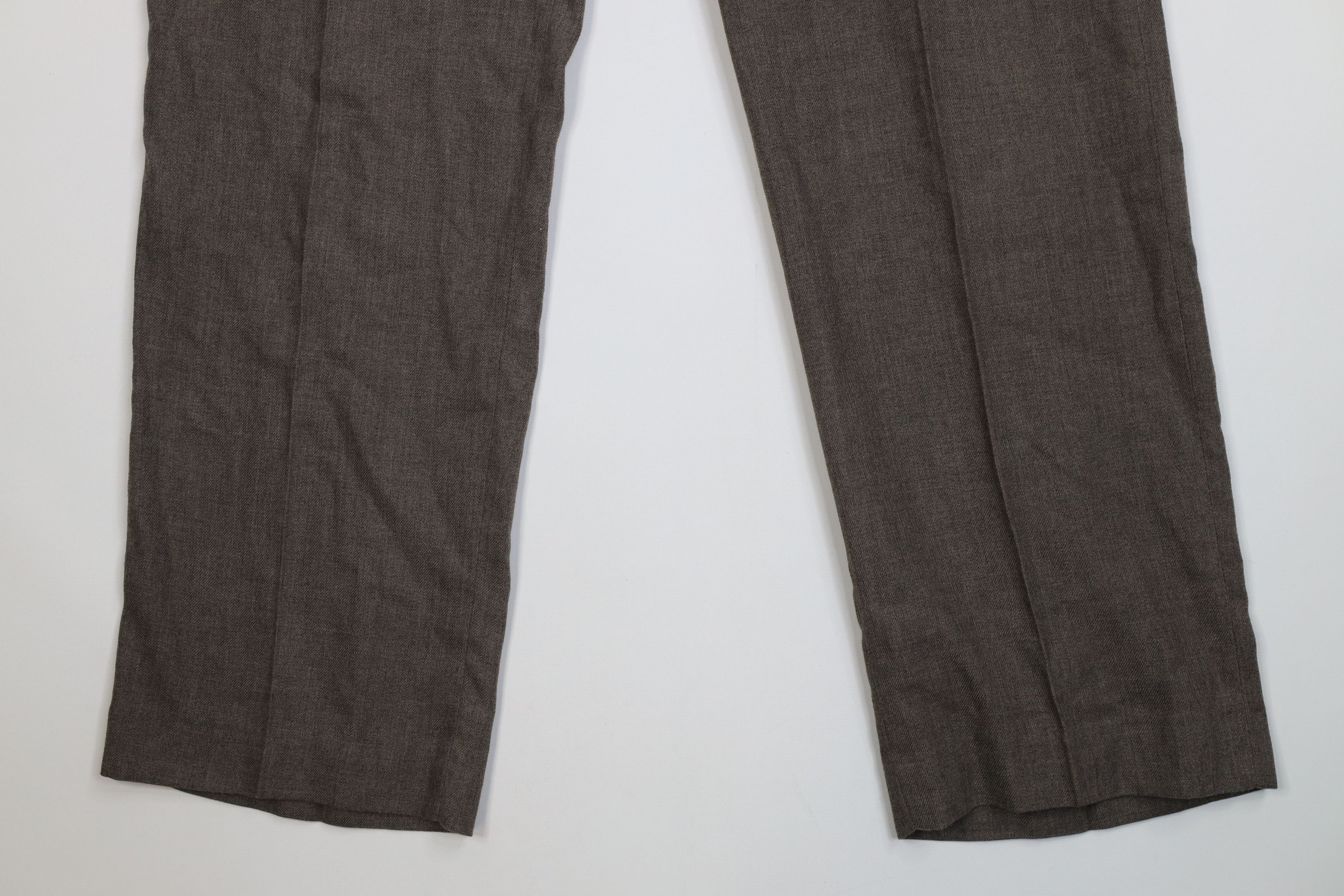 Vintage Vintage 70s Streetwear Blend Knit Wide Leg Chino Pants Size US 34 / EU 50 - 4 Thumbnail