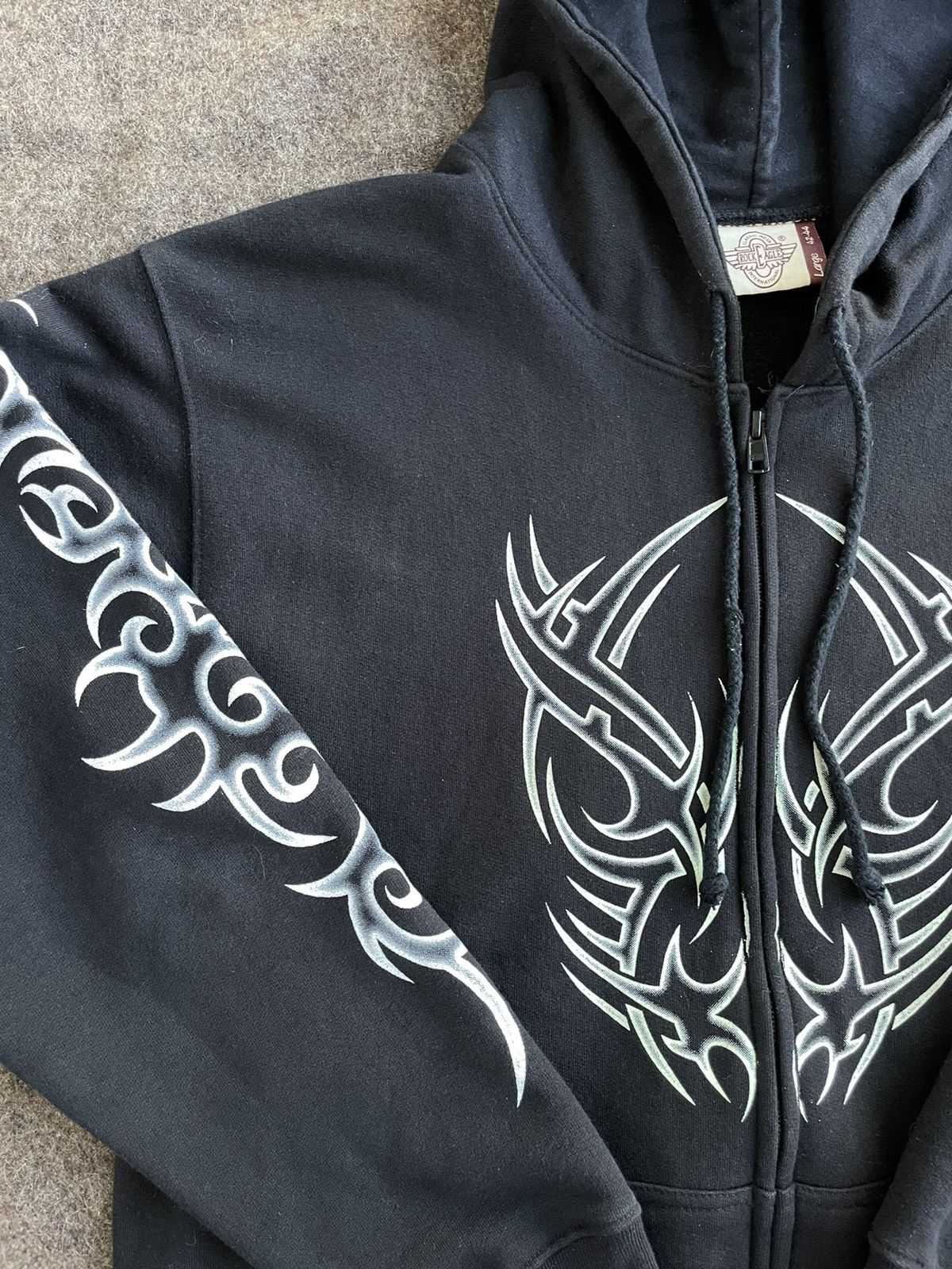 Other Rock Eagle Trible Y2K Zip Hoodie Size US L / EU 52-54 / 3 - 5 Thumbnail