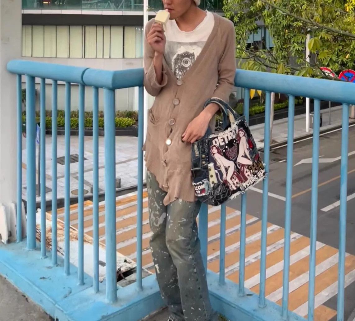 Hysteric Glamour hysteric glamour denim handbag rare condition as is Size ONE SIZE - 7 Thumbnail