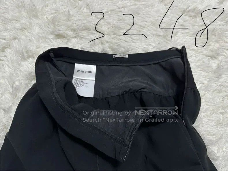 Miu Miu Miu Miu Black Short Skirt. Size 28" / US 6 / IT 42 - 3 Thumbnail