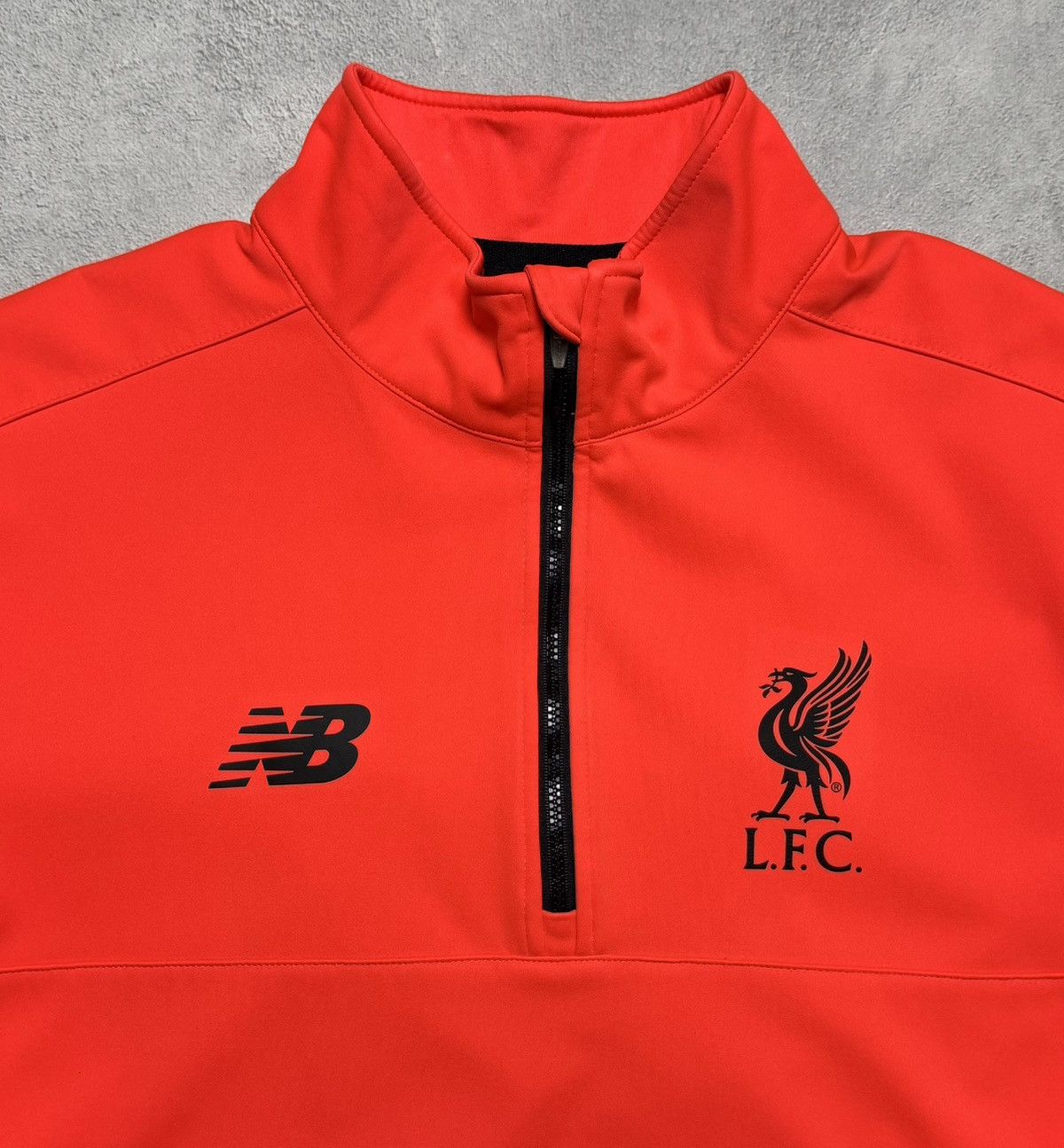 New Balance Liverpool 2016 2017 Football Soccer 1/3 Zip Top New Balance Size US S / EU 44-46 / 1 - 7 Thumbnail
