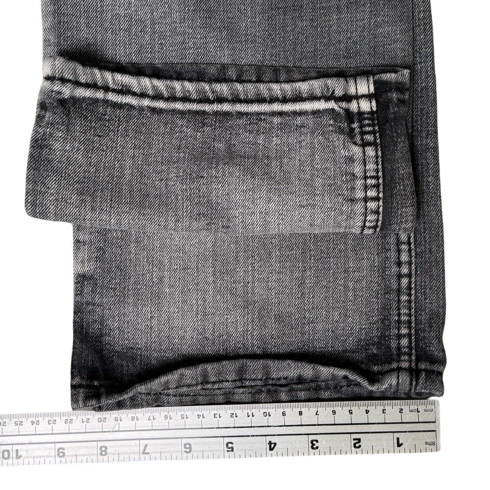 Other Vintage Y2K GS 115 Grey Black Wash Flap Pocket Jeans 34 x 32 Size US 34 / EU 50 - 7 Thumbnail