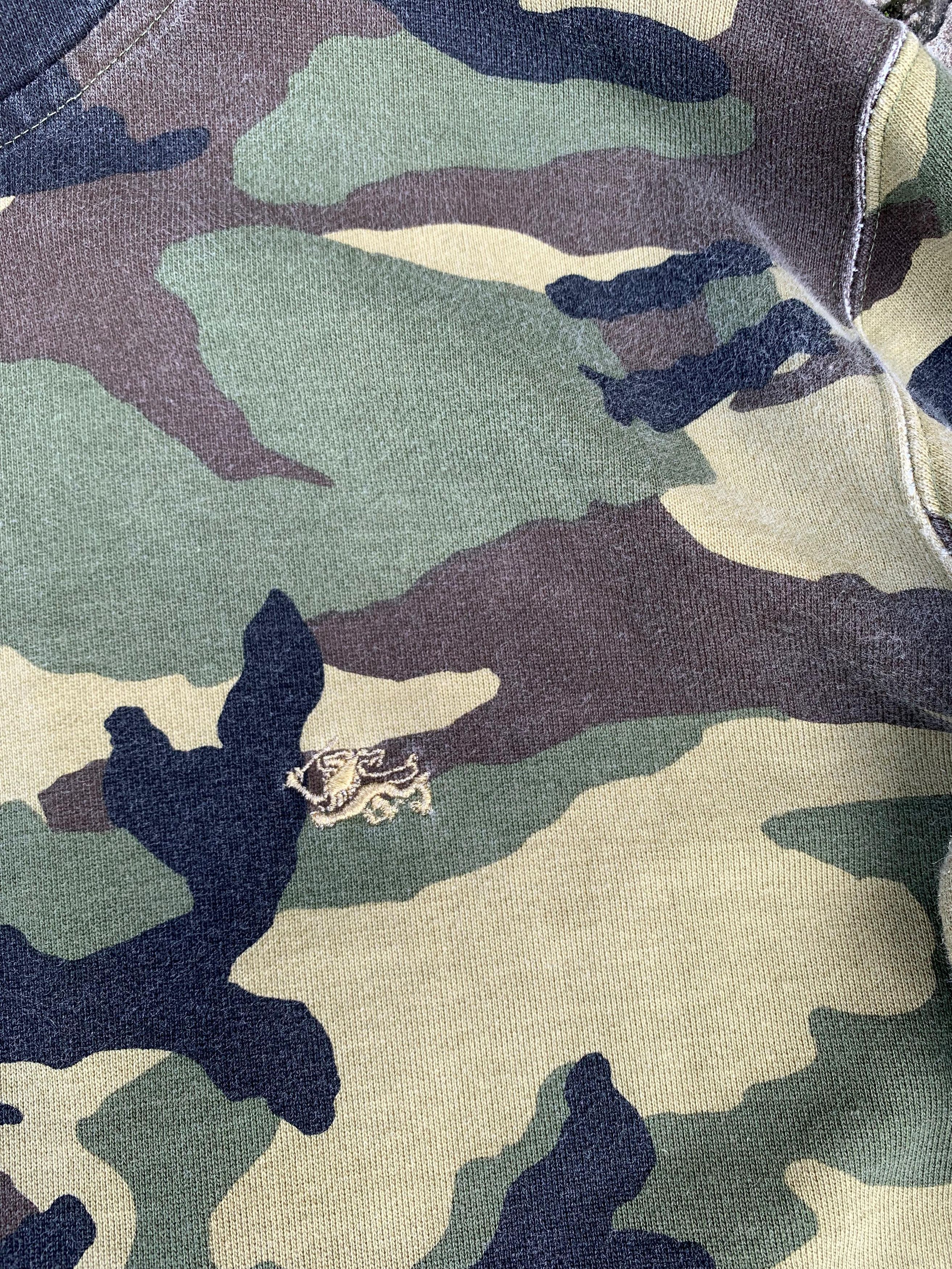 Tommy Hilfiger × Vintage Tommy Hilfiger camo hoodie full zip Size US L / EU 52-54 / 3 - 6 Thumbnail