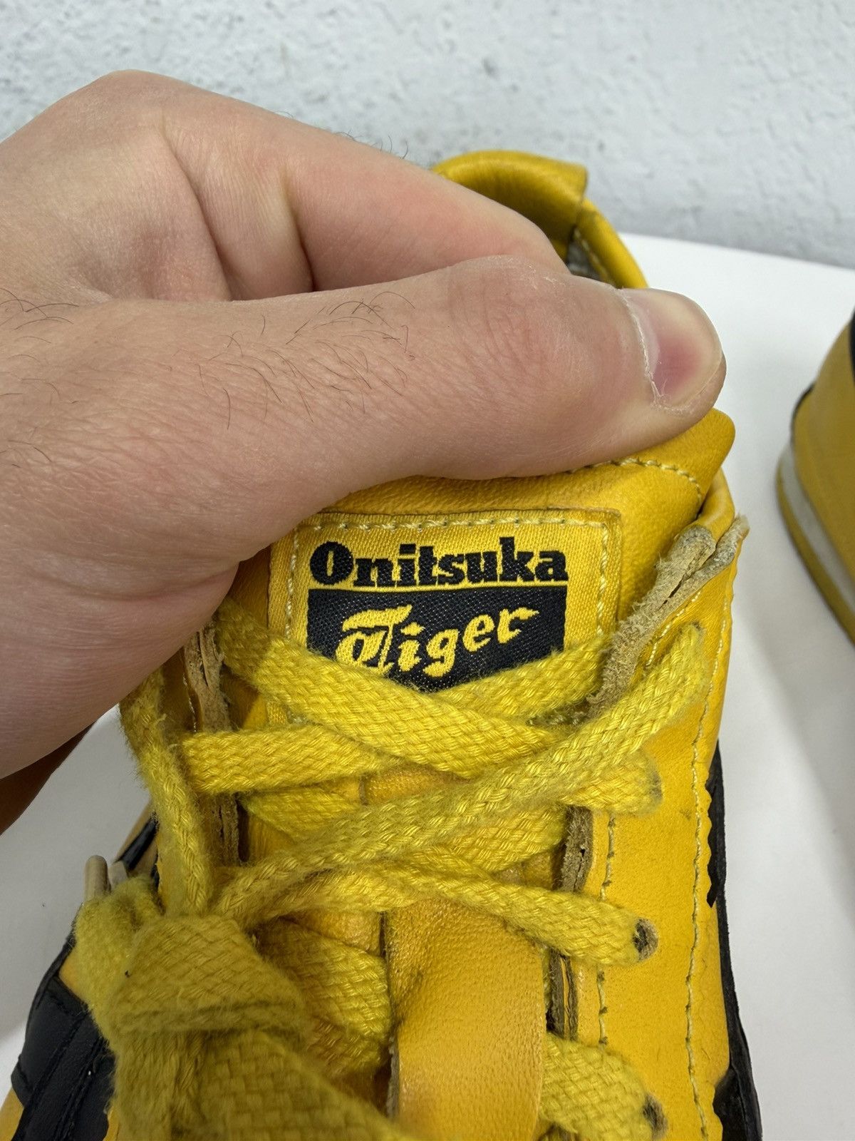 Asics Onitsuka Tiger Mexico 66 Yellow Black Leather Sneakers Y2K Size US 9 / EU 42 - 8 Thumbnail
