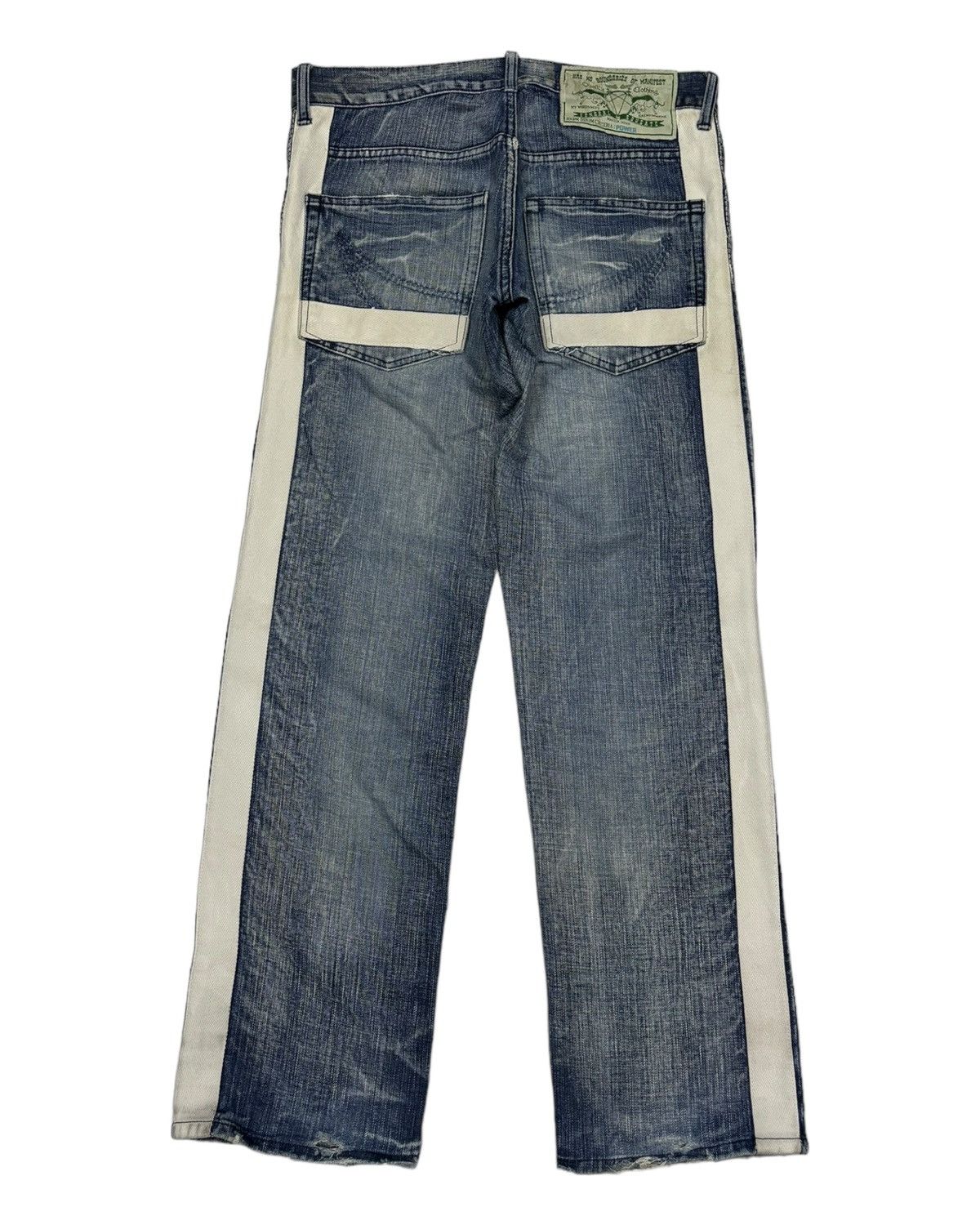 Hysteric Glamour 🇯🇵 HMBM JAPAN DISTRESSED DENIM JEANS Size US 33 - 8 Thumbnail