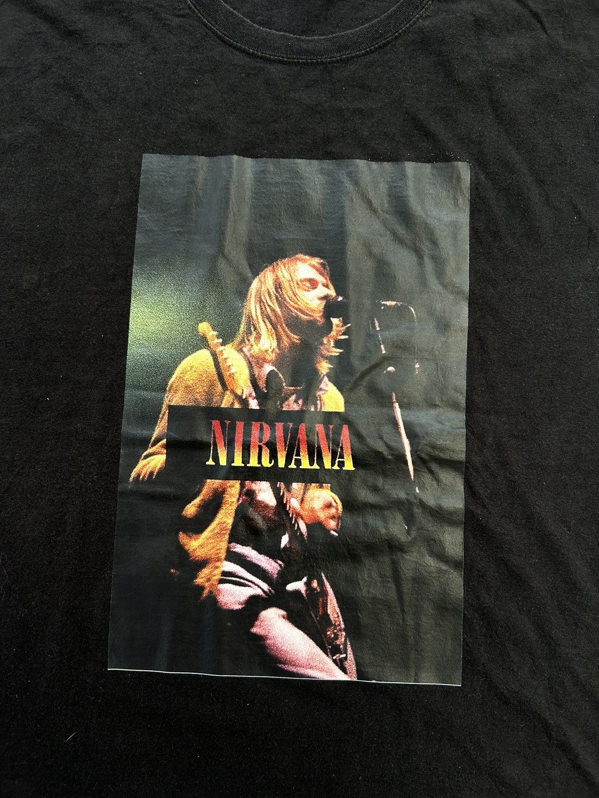 Nirvana Nirvana Kurt Cobain Photo Black Tee Size US M / EU 48-50 / 2 - 2 Thumbnail
