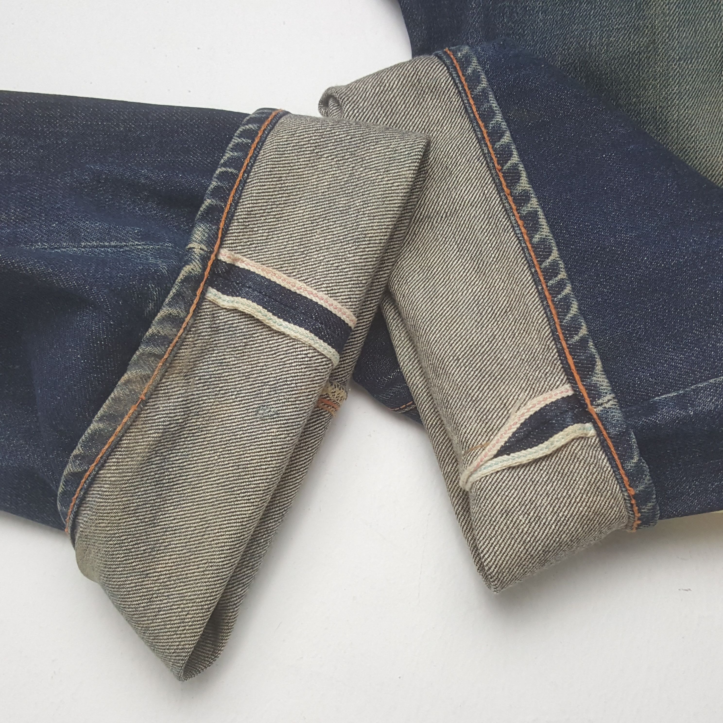 Japanese Brand Vintage Evis Japanese Brand Daicock Custom Art Denim Jeans Size US 31 - 14 Thumbnail