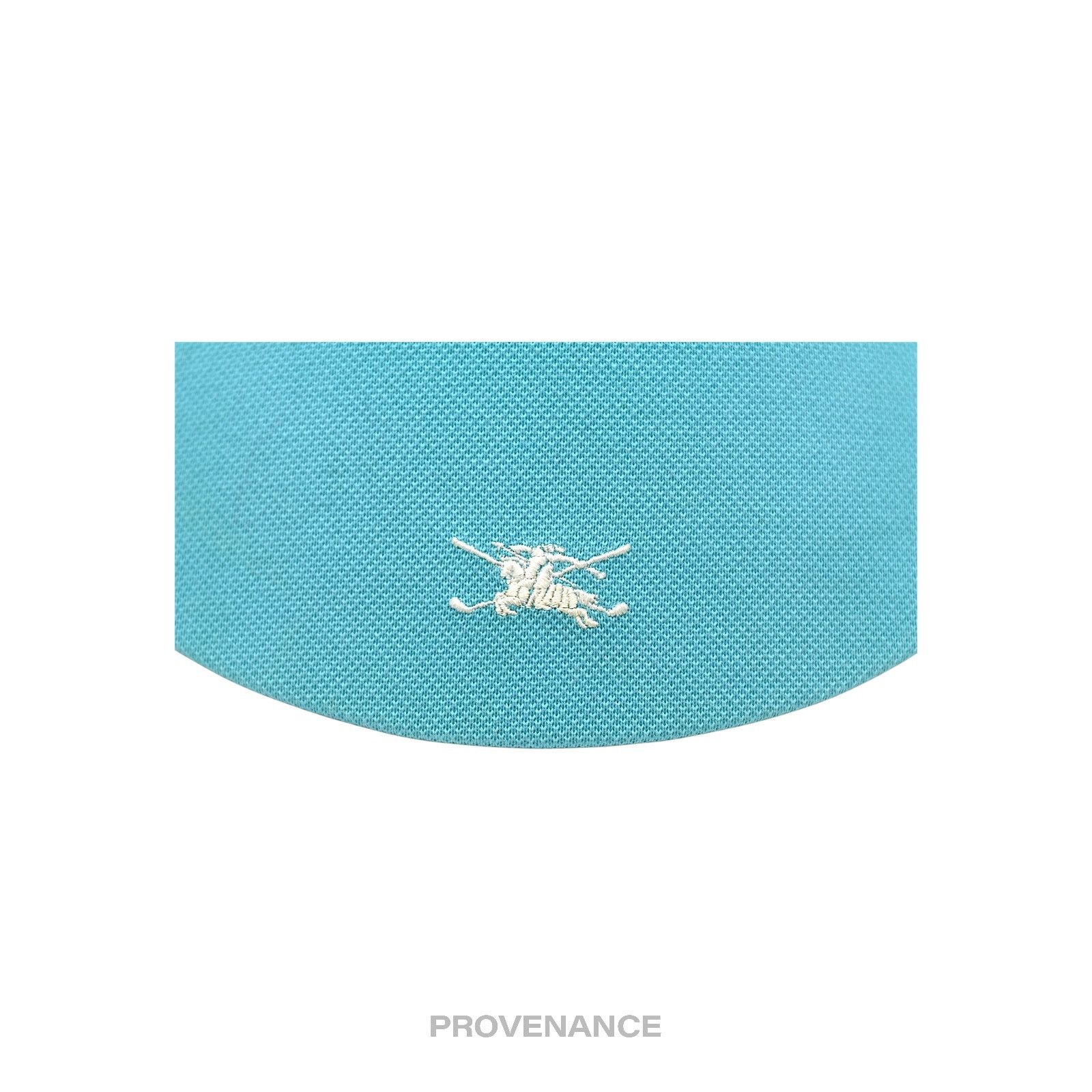 Burberry 🔴 Burberry Golf Knight Logo Visor - Sky Blue Nova Check Size ONE SIZE - 6 Thumbnail