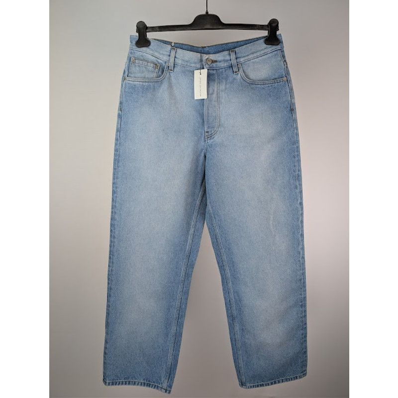 Dries Van Noten o1rshd1 Bershka Baggy Fit Denim Pants in Mid Blue Size US 34 / EU 50 - 10 Thumbnail