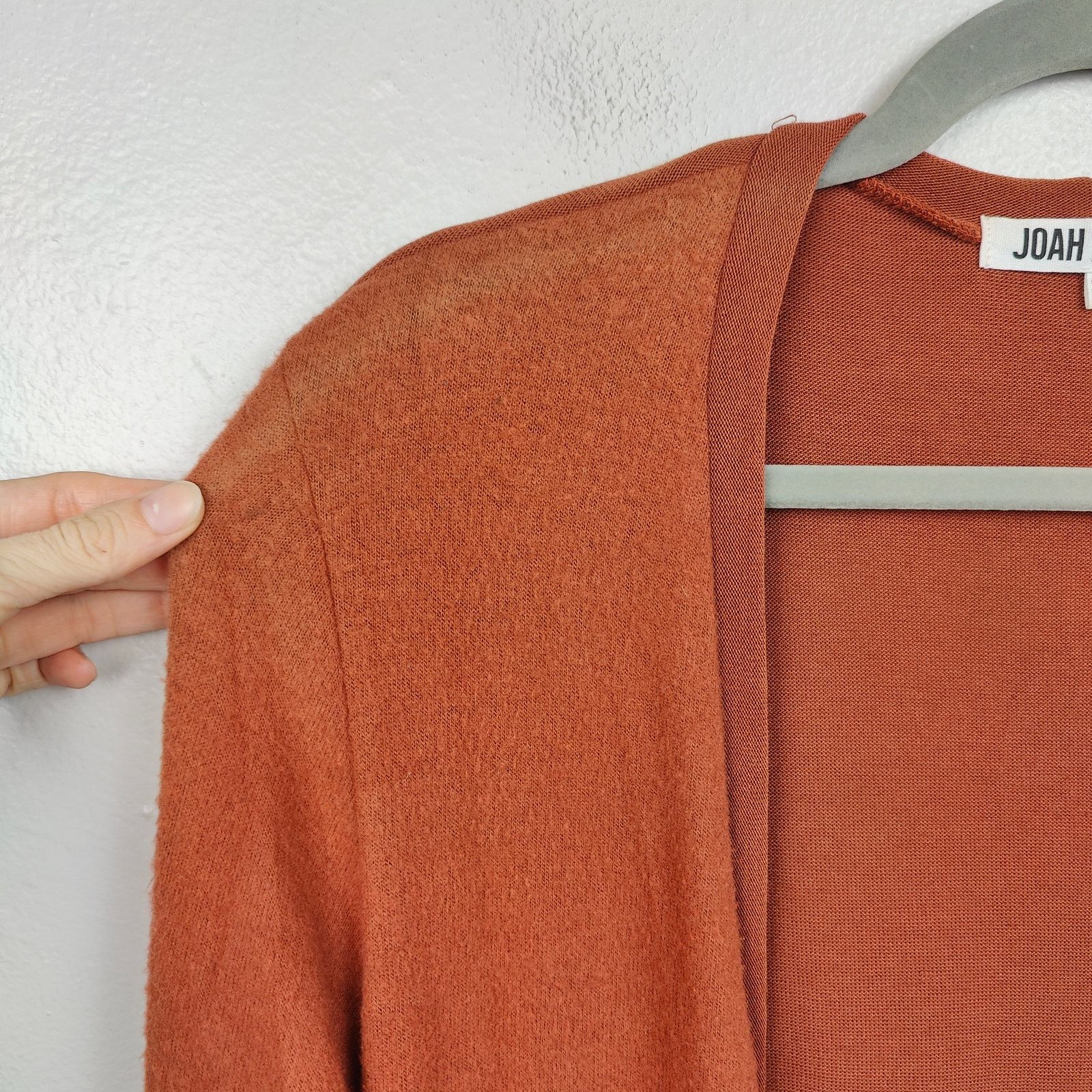Other Joah Brown Soliel Open Cardigan Sweater Womens One Size Red Size ONE SIZE - 3 Thumbnail