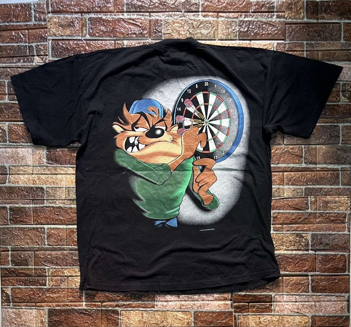 Vintage Vintage 90s Taz Looney Tunes Shirt Size US XL / EU 56 / 4 - 2 Thumbnail