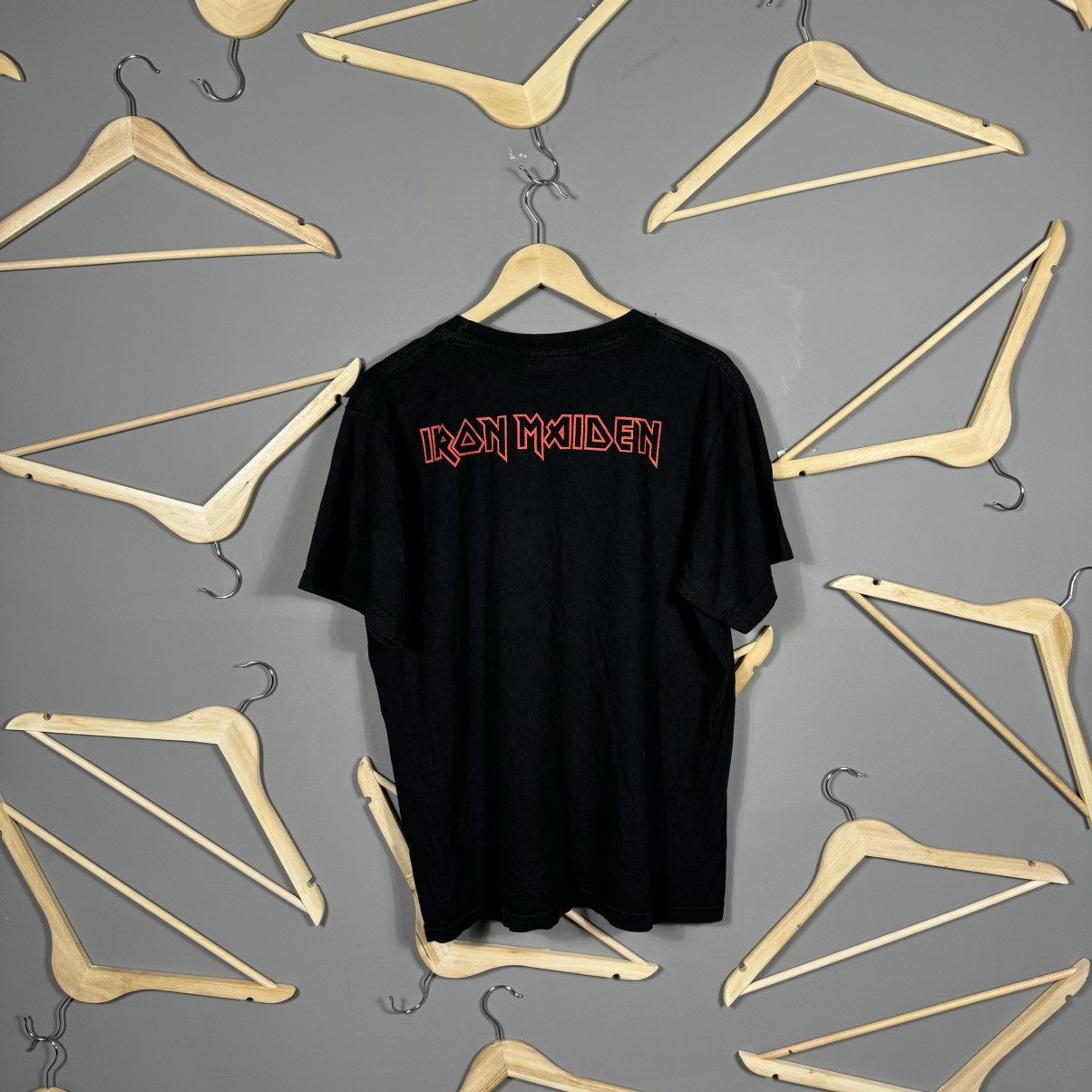 Band Tees × Iron Maiden × Vintage Vintage 00s Iron Maiden Band T-shirt Size US L / EU 52-54 / 3 - 2 Thumbnail