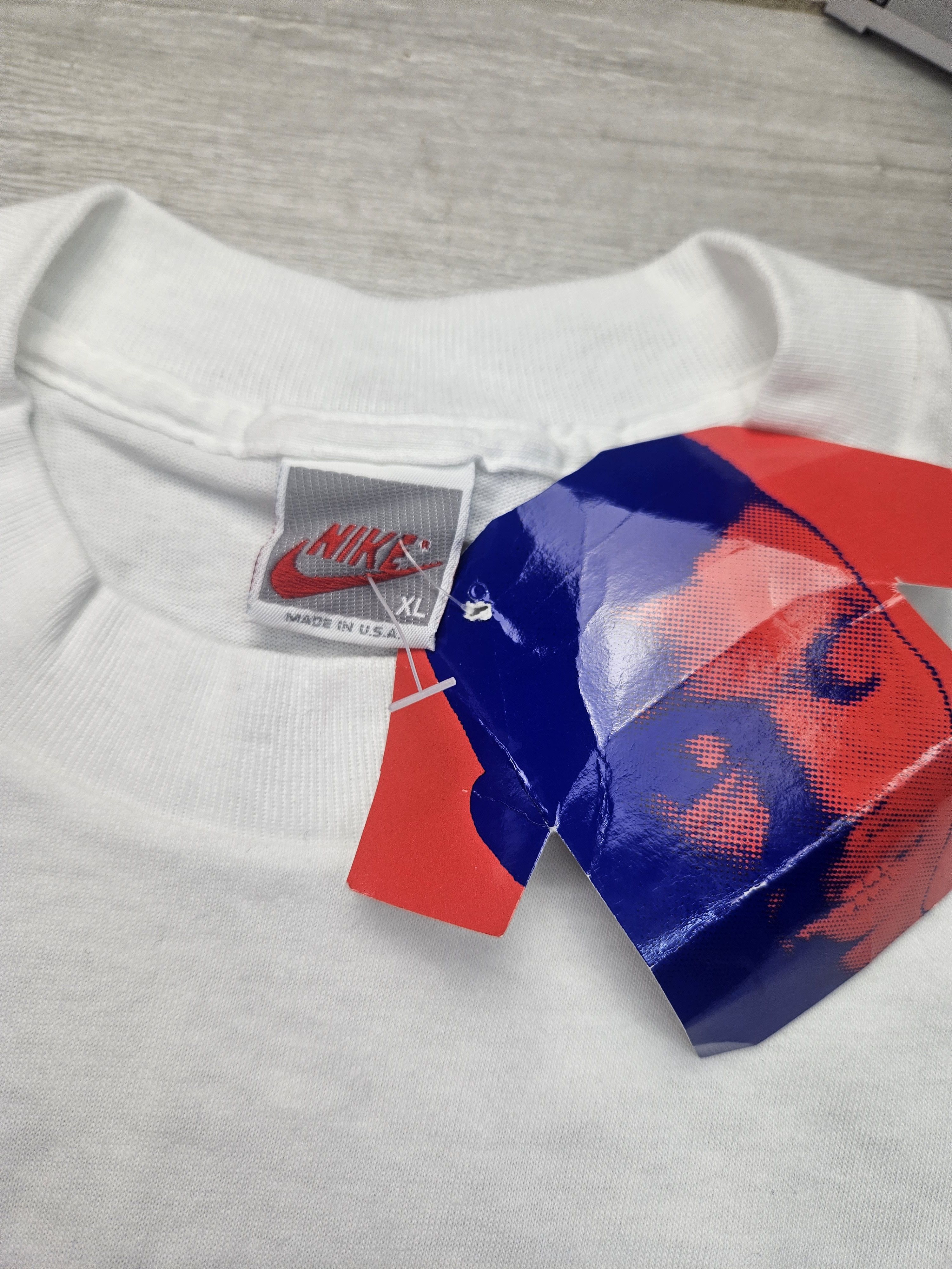 Nike × Vintage Nike Vintage shirt 50 Basketball 50 USA made 90' new Size US XL / EU 56 / 4 - 3 Thumbnail