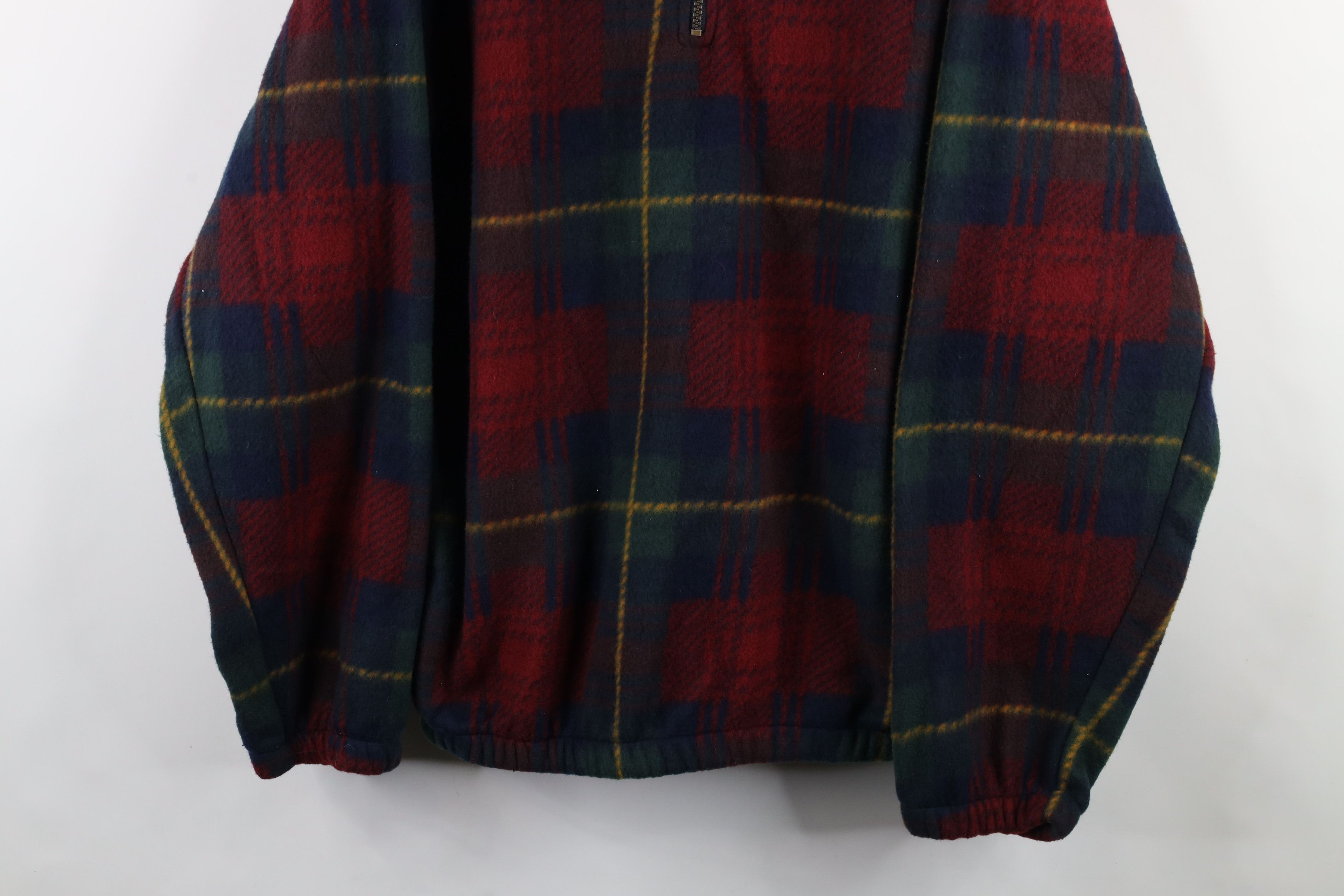 Vintage Vintage 90s Streetwear Heavyweight Half Zip Fleece Sweater Size US L / EU 52-54 / 3 - 3 Thumbnail
