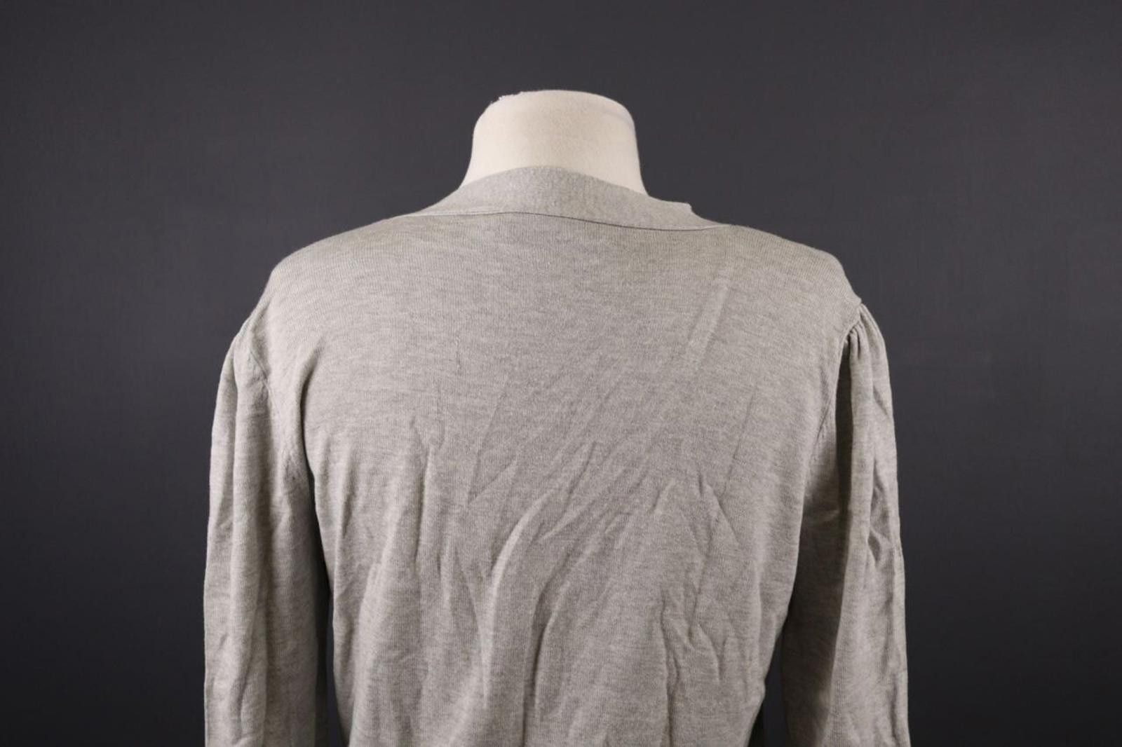 Lauren Ralph Lauren Lauren Ralph Lauren Gray Silk Drawstring Top Shirt Size M Size M / US 6-8 / IT 42-44 - 6 Thumbnail