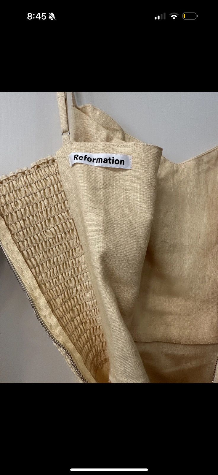 Reformation Reformation Roarke Linen Dress NWT Size 10 Size L / US 10 / IT 46 - 5 Thumbnail