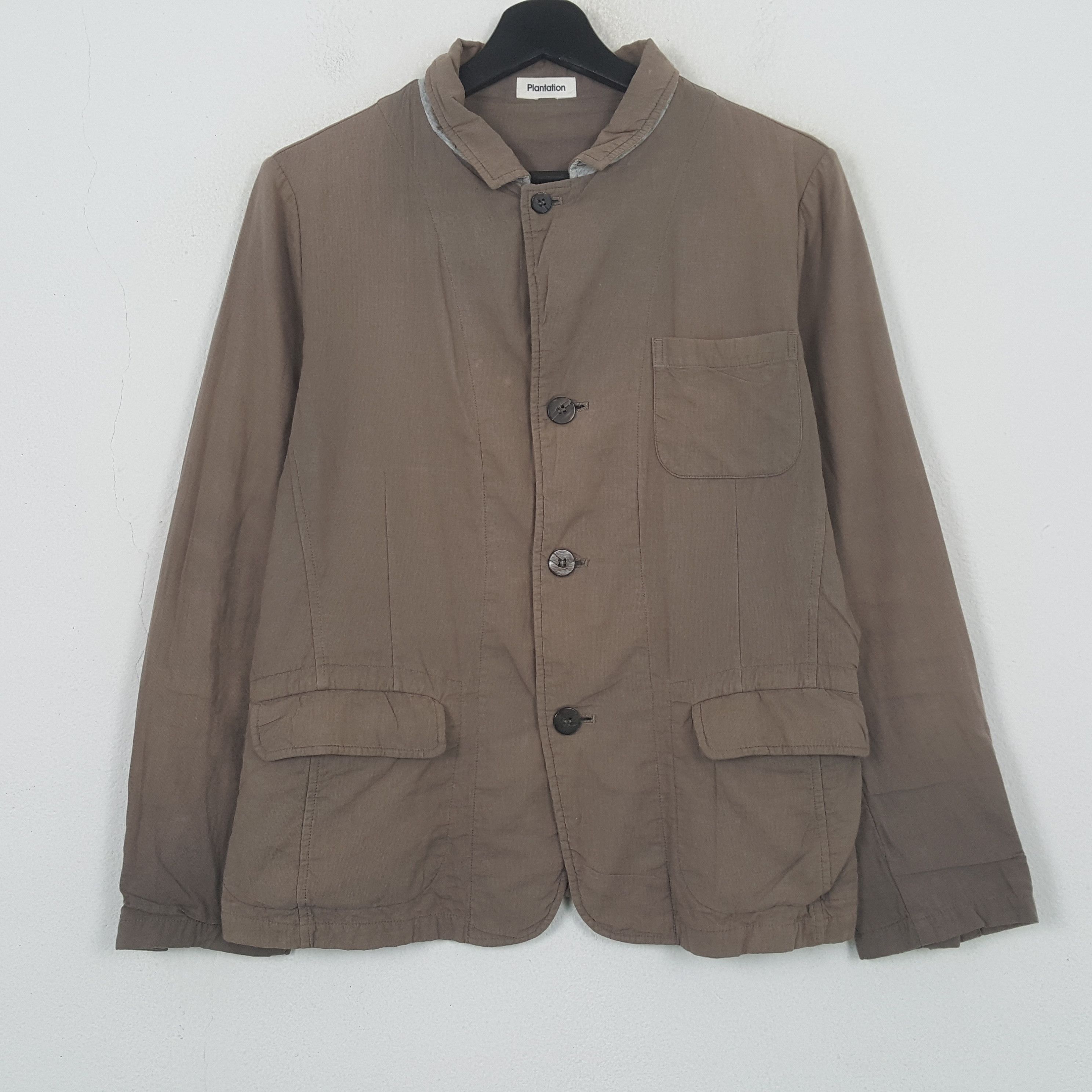Japanese Brand Plantation by Issey Miyake Designer Shirt RR25 Size US M / EU 48-50 / 2 - 1 Thumbnail