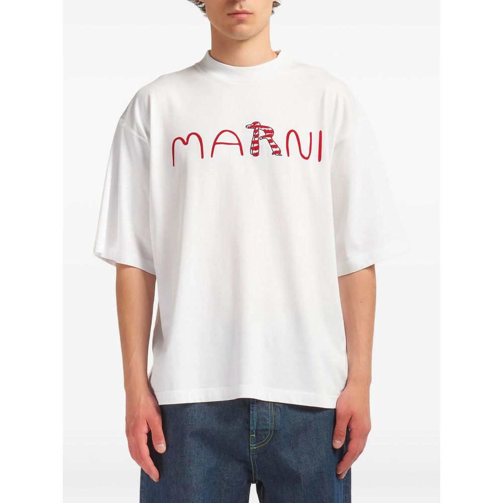 Marni Marni WHITE T-Shirts & Vests - T-Shirts Size US L / EU 52-54 / 3 - 1 Thumbnail