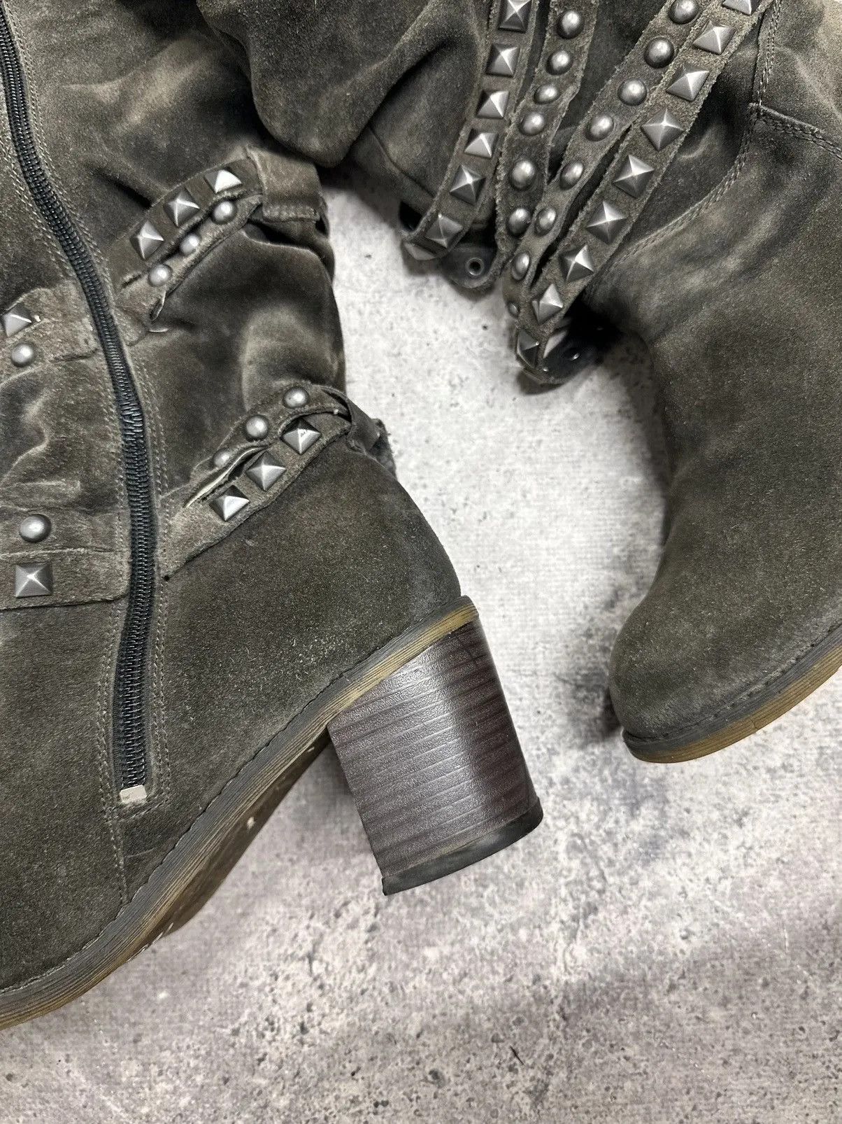 A.S.98 Real Leather Hight Heels Boots Avantgarde Y2K Size US 9 / IT 39 - 11 Thumbnail