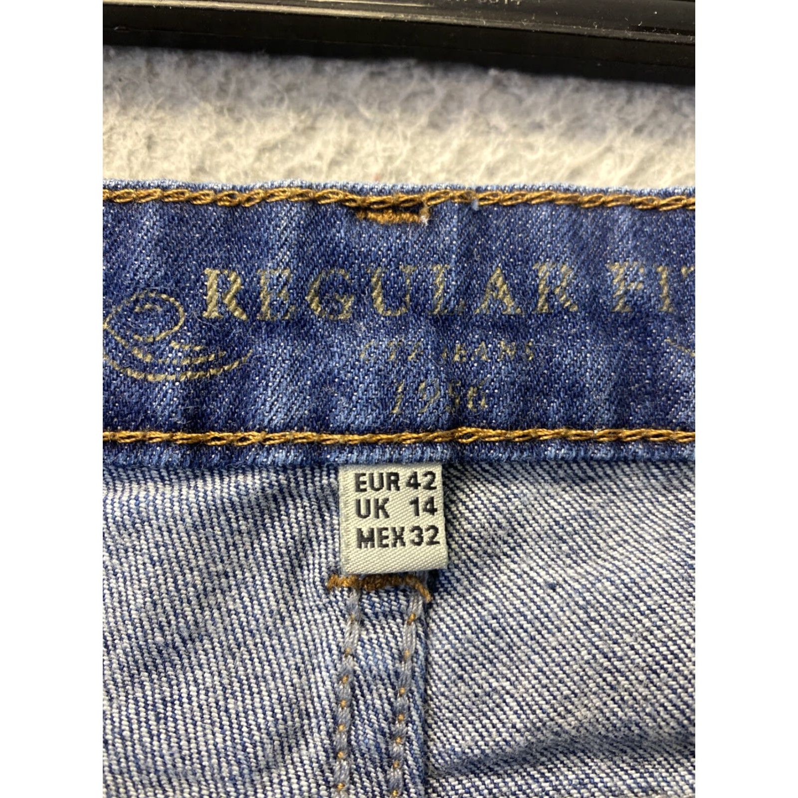 Denime CTF Jeans Women 32 Regular Mid Rise Dark Wash Blue Denim Stretch 5-Pocket Size 24" / US 00 / IT 34 - 5 Thumbnail