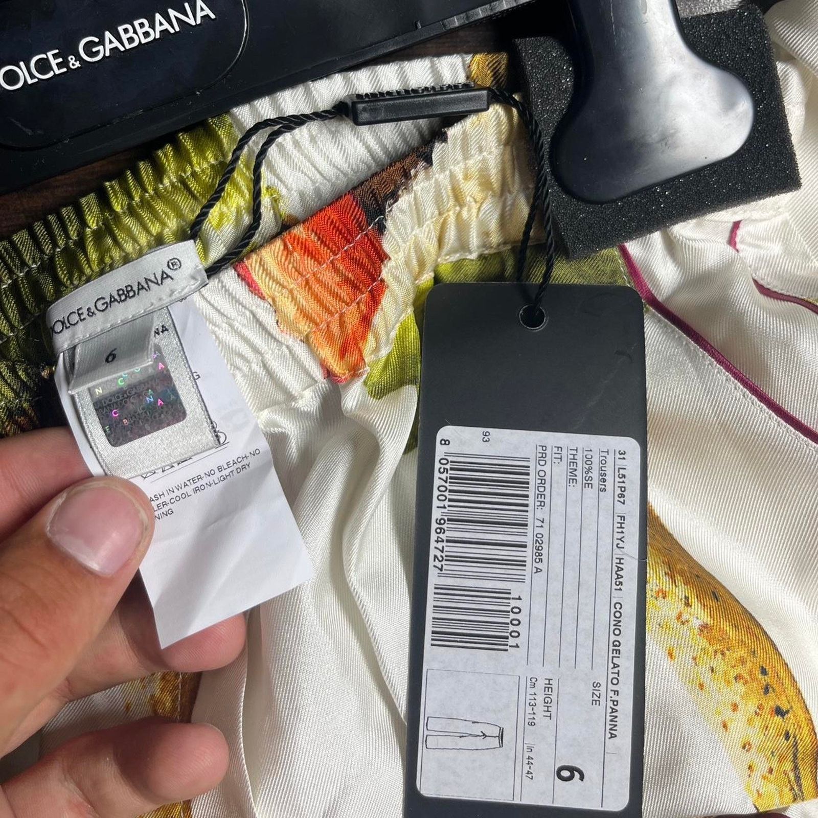 Dolce & Gabbana Dolce & gabbana icecream pants size 6 Size 28" / US 6 / IT 42 - 2 Thumbnail