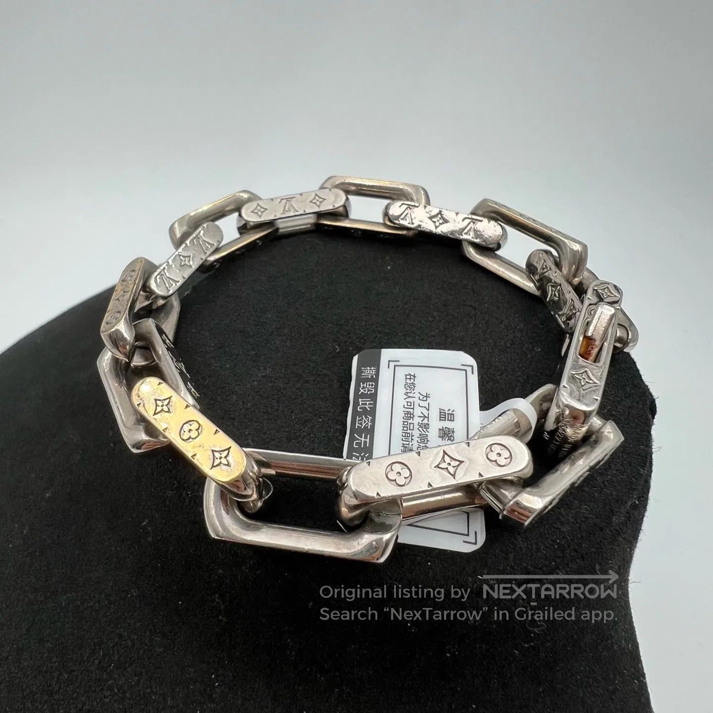 Louis Vuitton Louis Vuitton Cuban bamboo joint bracelet Size ONE SIZE - 2 Thumbnail