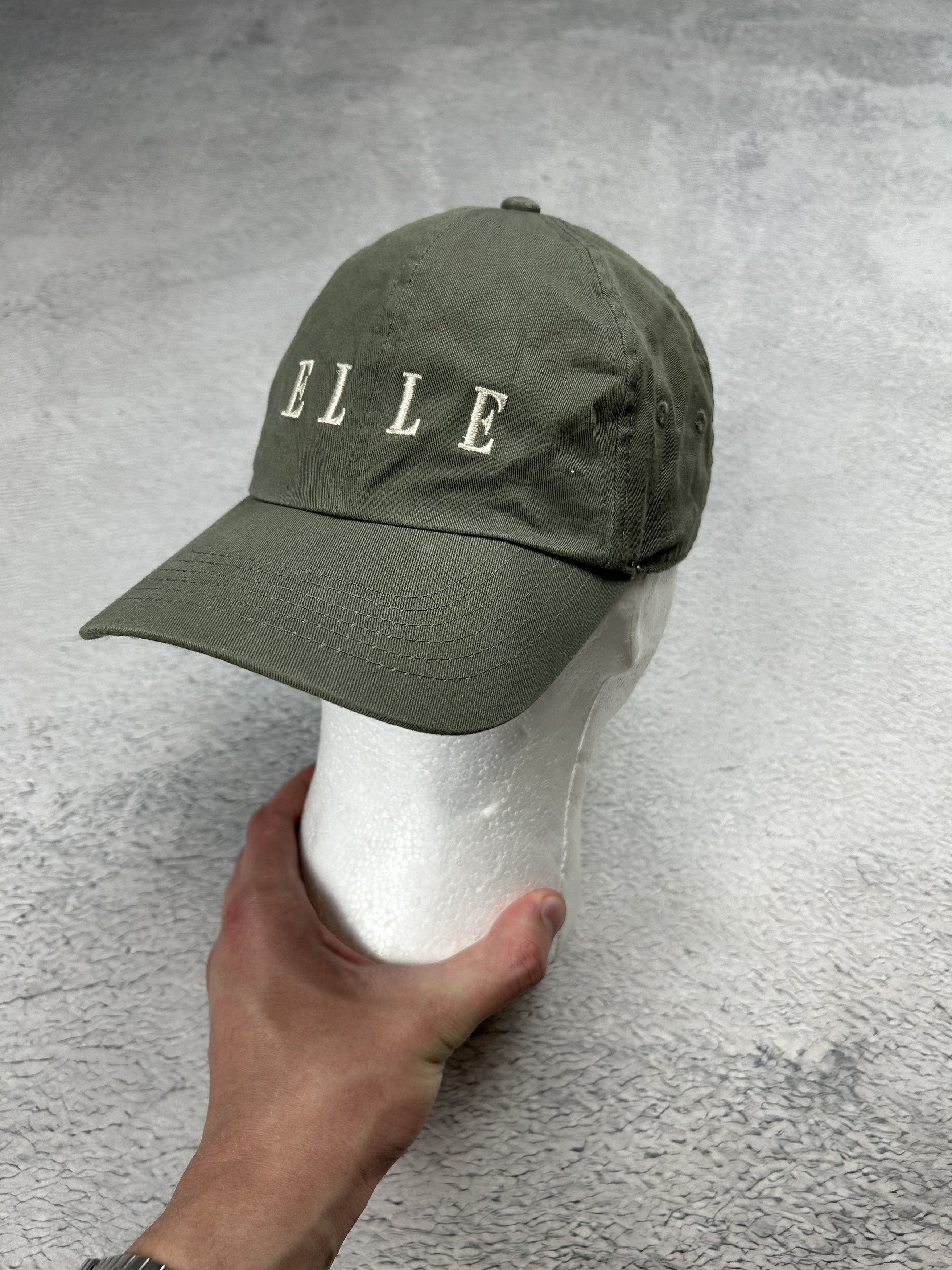 Designer × Japanese Brand Elle Paris Cap green Center Logo oldmoney Paris designer Size ONE SIZE - 3 Thumbnail