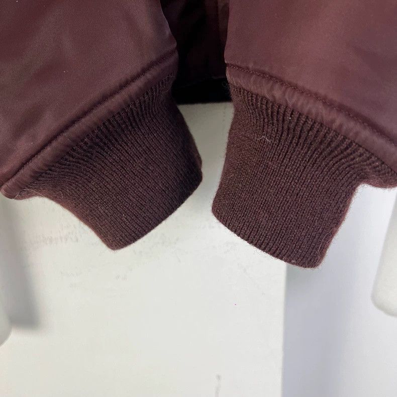 Saint Laurent Paris Saint Laurent Paris Burgundy ma1 flight jacket Size US S / EU 44-46 / 1 - 6 Thumbnail