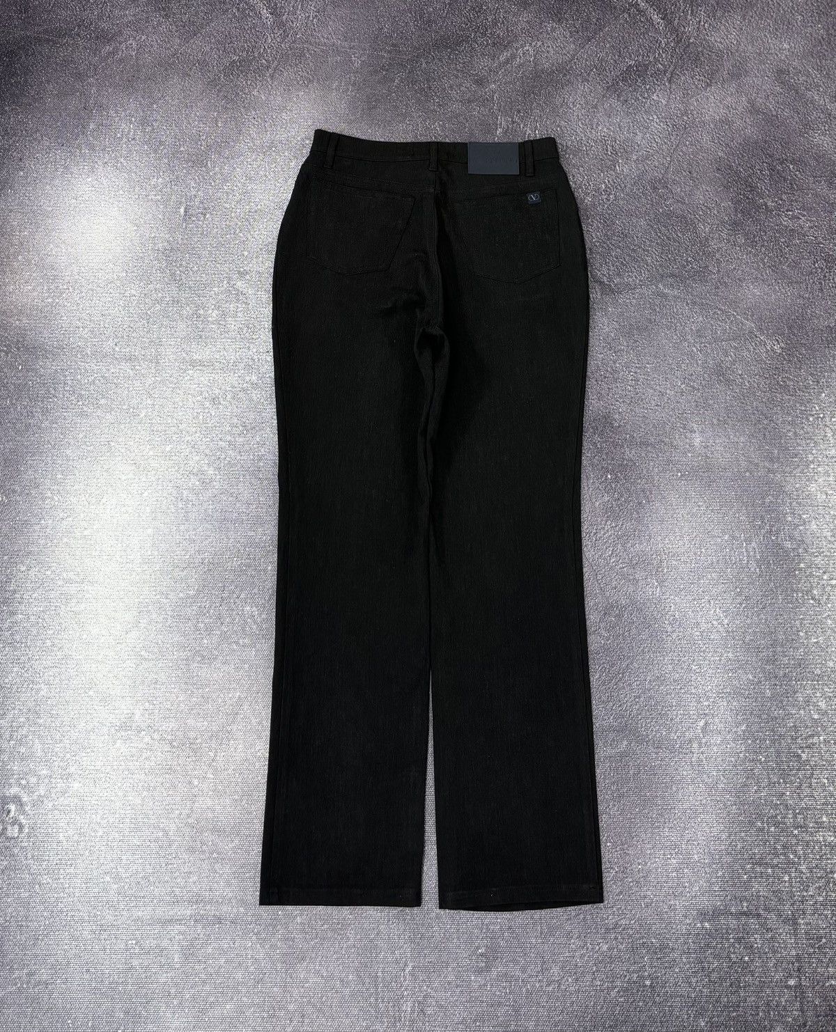 Valentino Vintage Valentino Women’s Straight Fit Black Pants Trousers Size 30" / US 8 / IT 44 - 2 Thumbnail