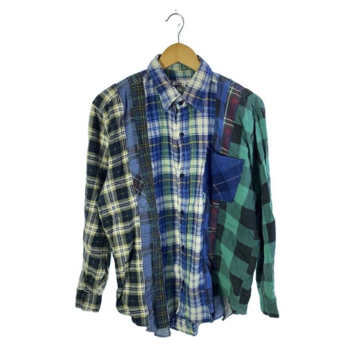 Pre-owned Needles Rebuild By  Flannel Shirt In Multicolor