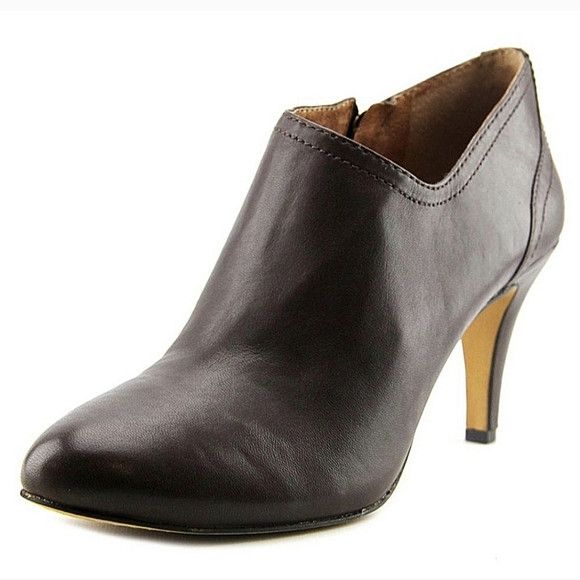 Vince Camuto Vala Dark Roast Leather Bootie Classic Fall Party Travel Size US 8 / IT 38 - 1 Thumbnail