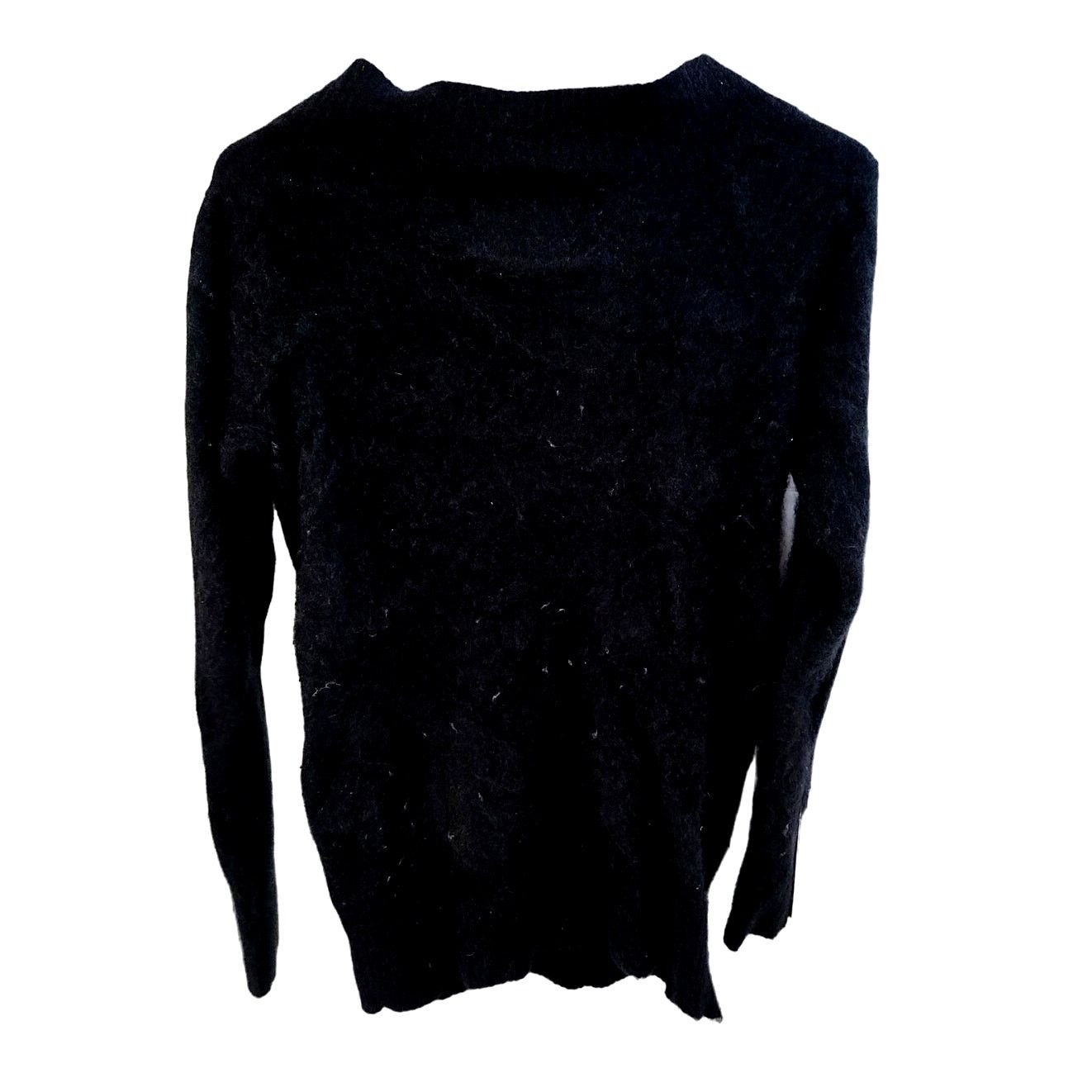 Old Navy Old Navy Black Cashmere V Neck Sweater - Large Size L / US 10 / IT 46 - 2 Thumbnail