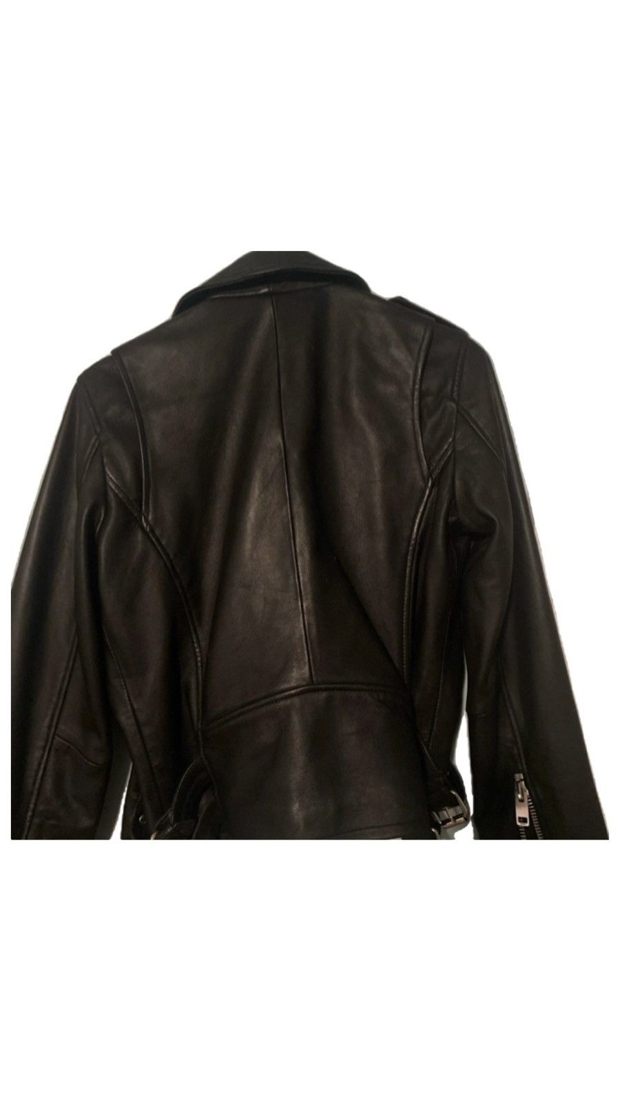 Designer Walter Baker Lambskin Leather Jacket Size S / US 4 / IT 40 - 2 Thumbnail