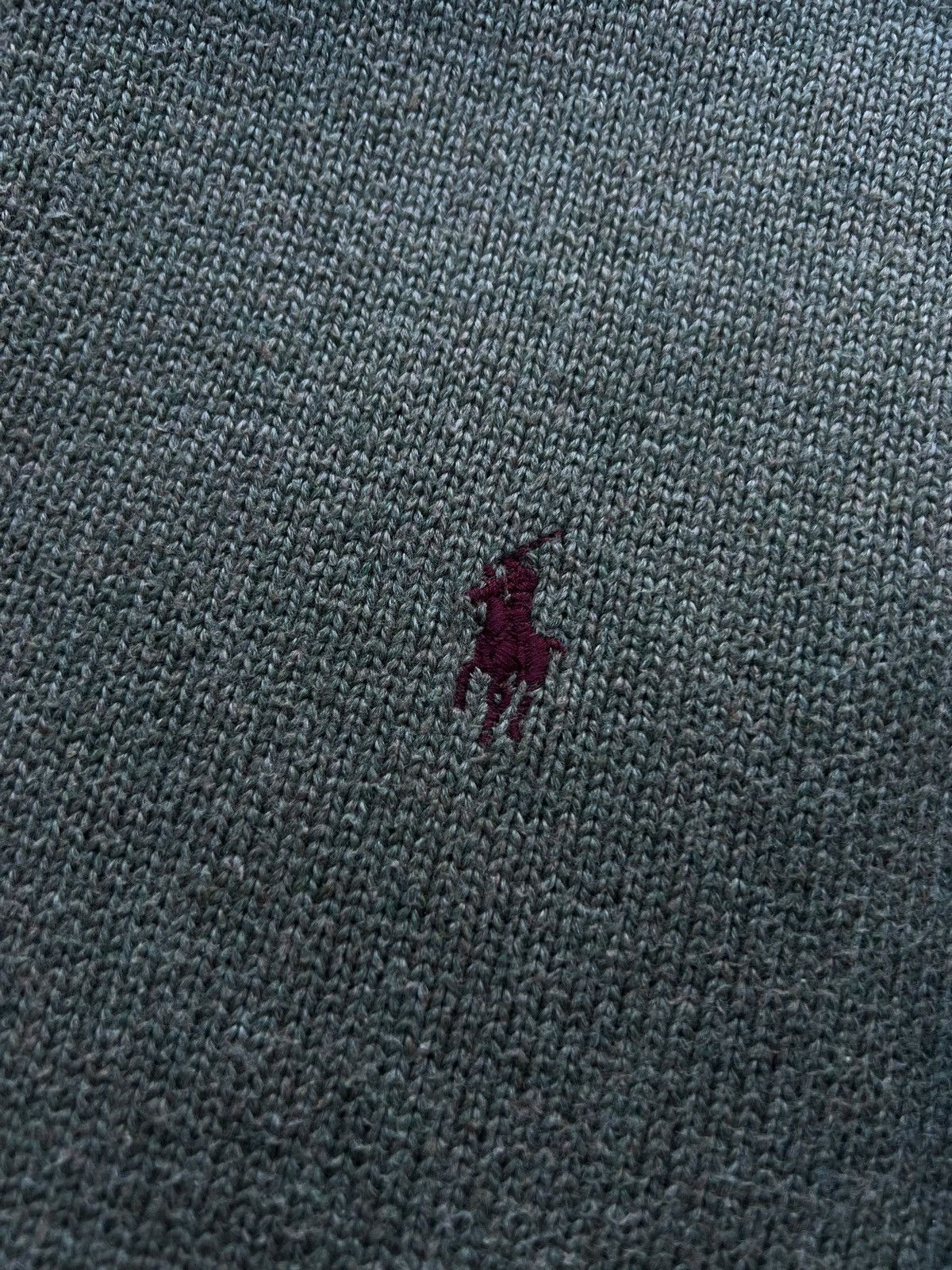 Denim & Supply Ralph Lauren × Polo Ralph Lauren × RRL Ralph Lauren RALPH LAUREN VINTAGE WOOL QUARTER ZIP 1/4 SWEATER HEAVY KNIT Size US L / EU 52-54 / 3 - 4 Thumbnail