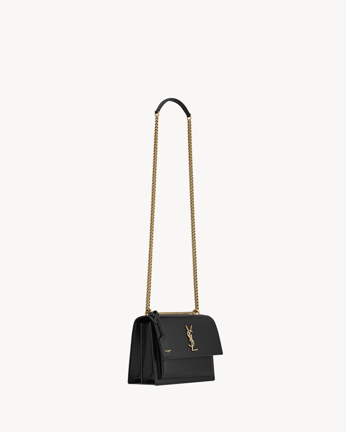 Saint Laurent Paris o1s1wg110125 442906 Size: OS / Medium Shoulder Bag in Black Size ONE SIZE - 6 Thumbnail