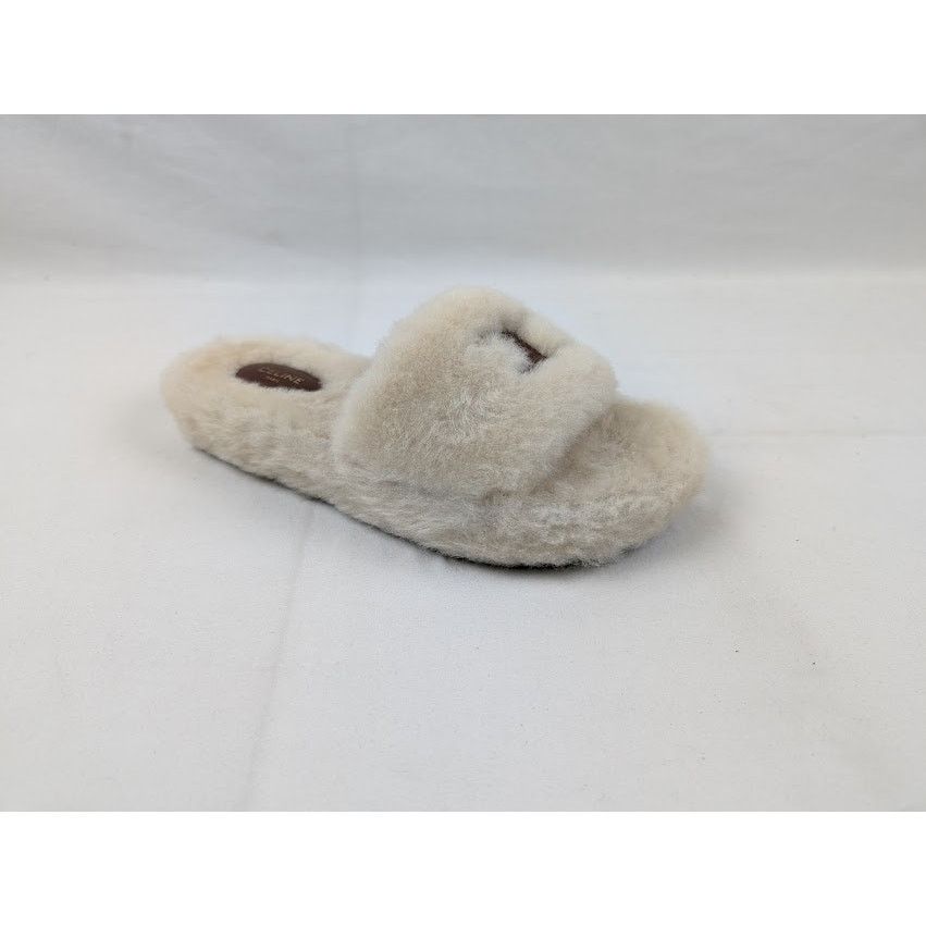 Celine o1rshd1 / Dup / Furry Slippers Slipper Fur Triomphe Size US 9 / IT 39 - 1 Thumbnail