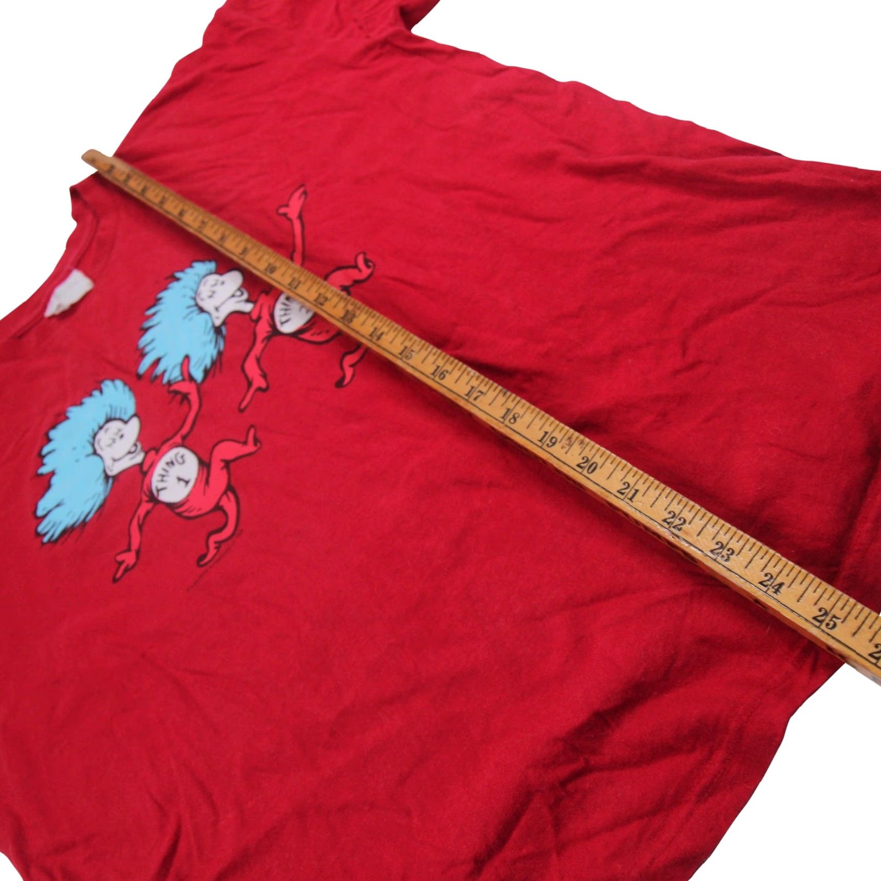 Vintage VINTAGE Dr.Seuss Mens M T-Shirt Thing One Thing Two Red Shirt Mens Size US M / EU 48-50 / 2 - 5 Thumbnail