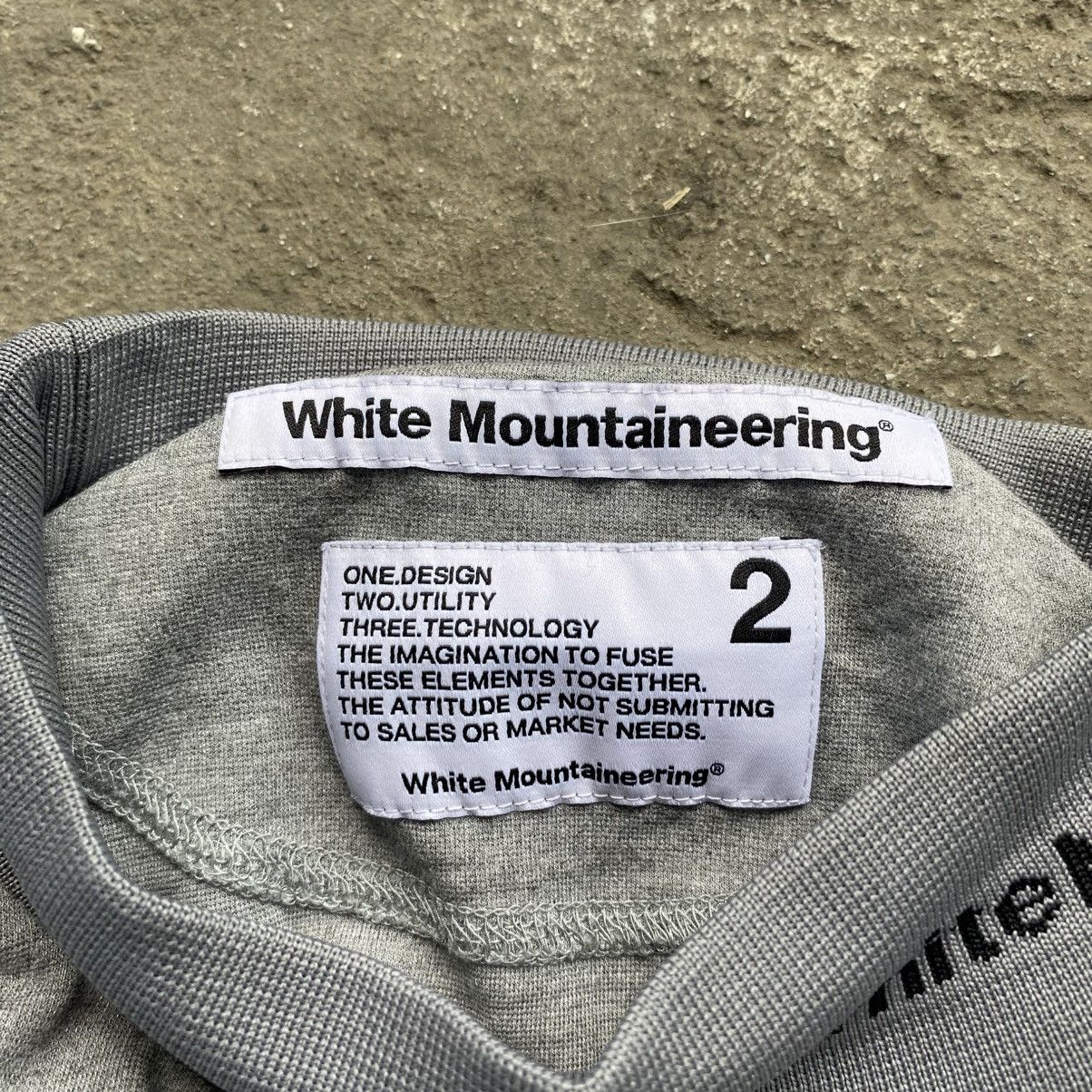 White Mountaineering White Mountaineering Mock Crewneck Sweater Size US XXL / EU 58 / 5 - 9 Thumbnail