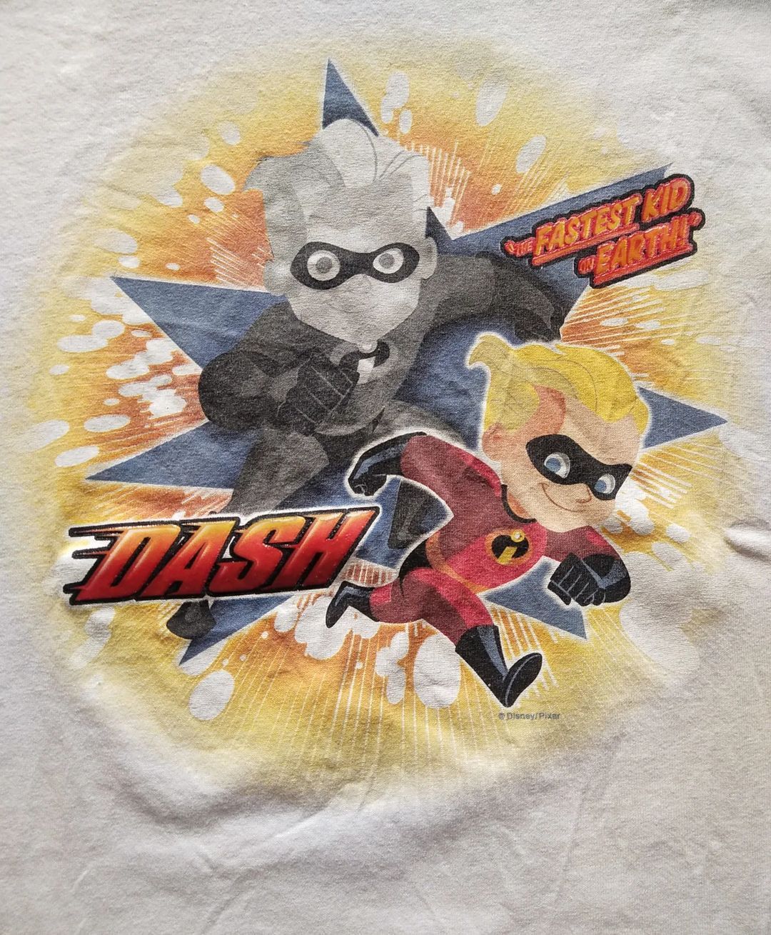 Anime × Cartoon Network × Disney The Incredibles Dash White Art Cartoon Animation Tees Size US M / EU 48-50 / 2 - 2 Thumbnail