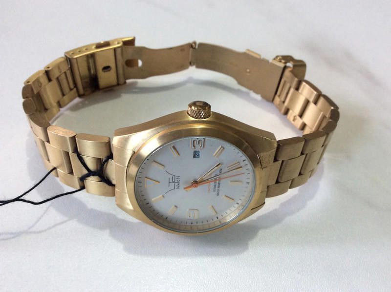 Designer Ltd men's gold dial gold stainless steel watch Size ONE SIZE - 5 Thumbnail